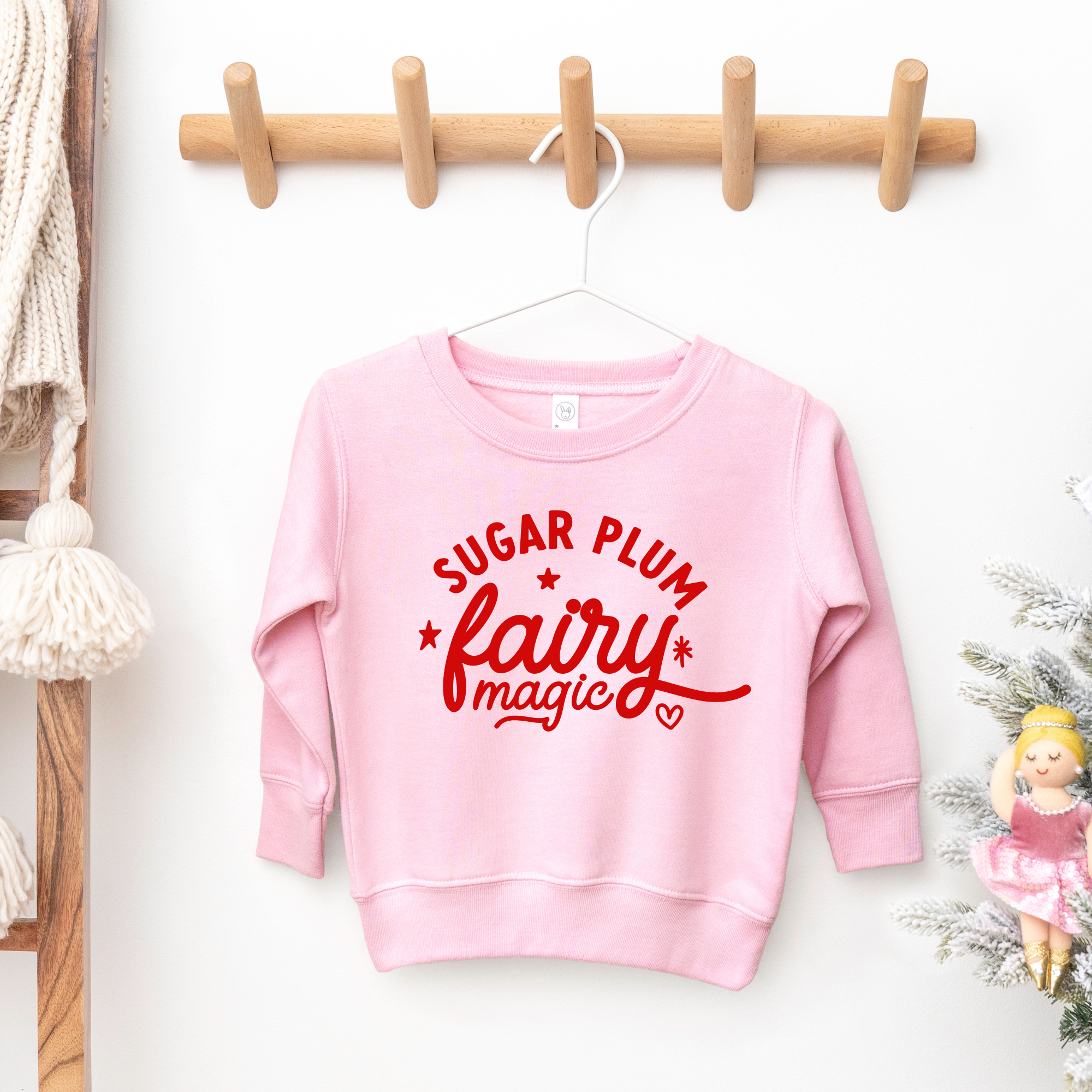 Sugar Plum Fairy Magic Sweatshirt | Girls Christmas Sweatshirt