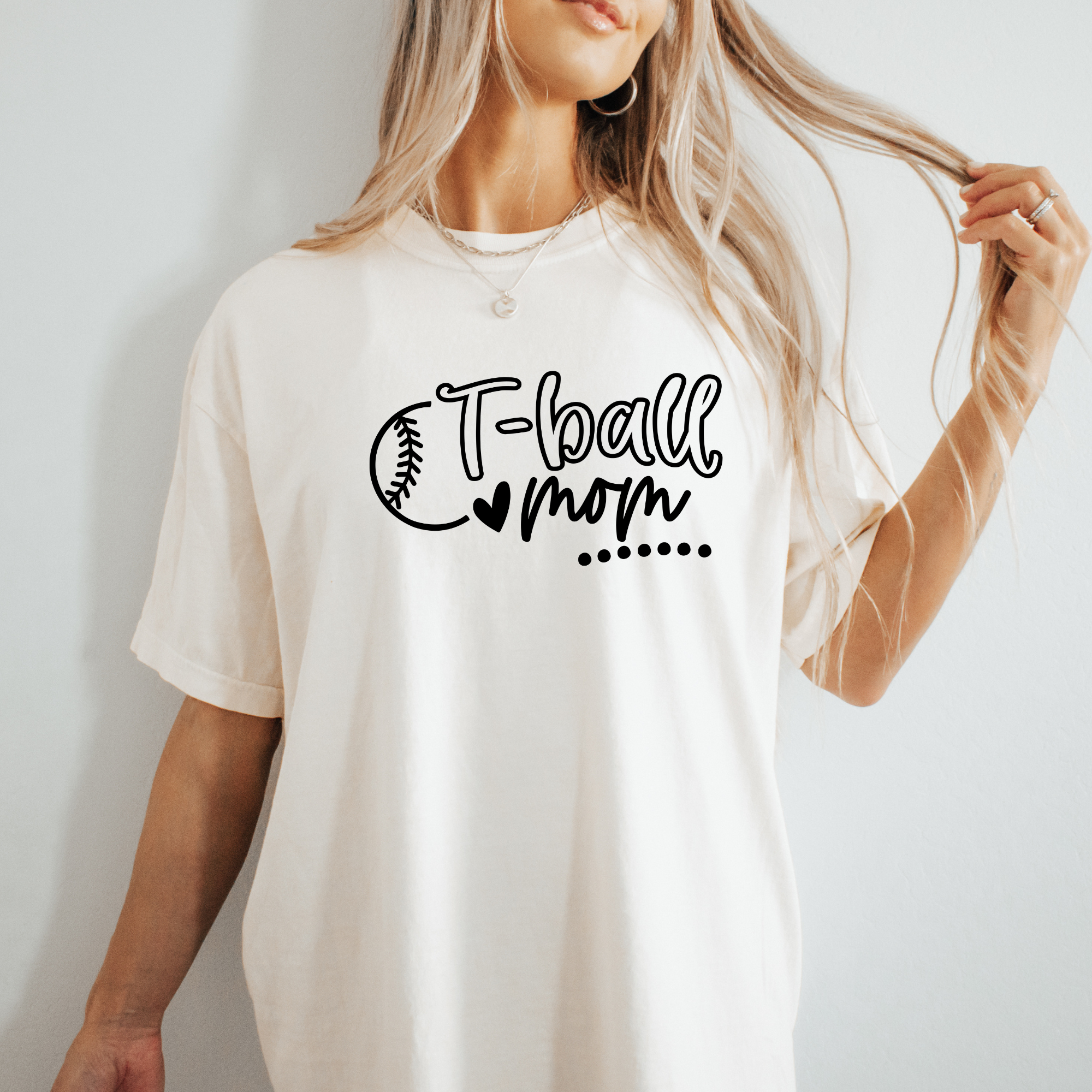 T-ball mom --Comfort Colors tee