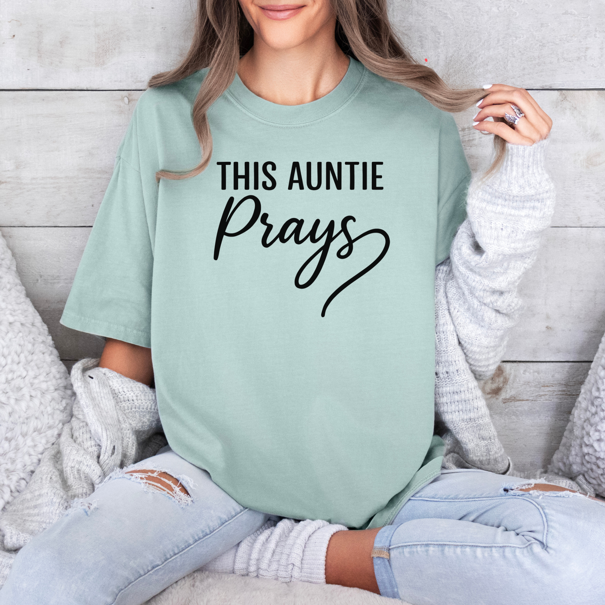This Auntie Prays Shirt