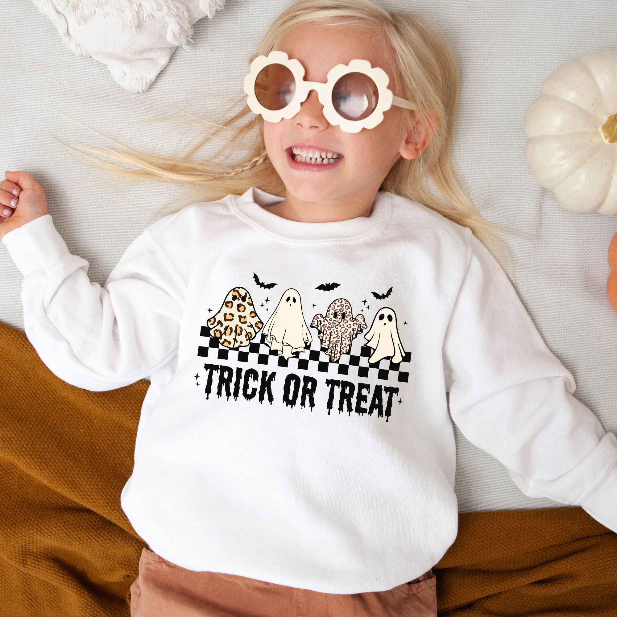 Trick or Treat Sweatshirt | Toddler Halloween Sweatshirt