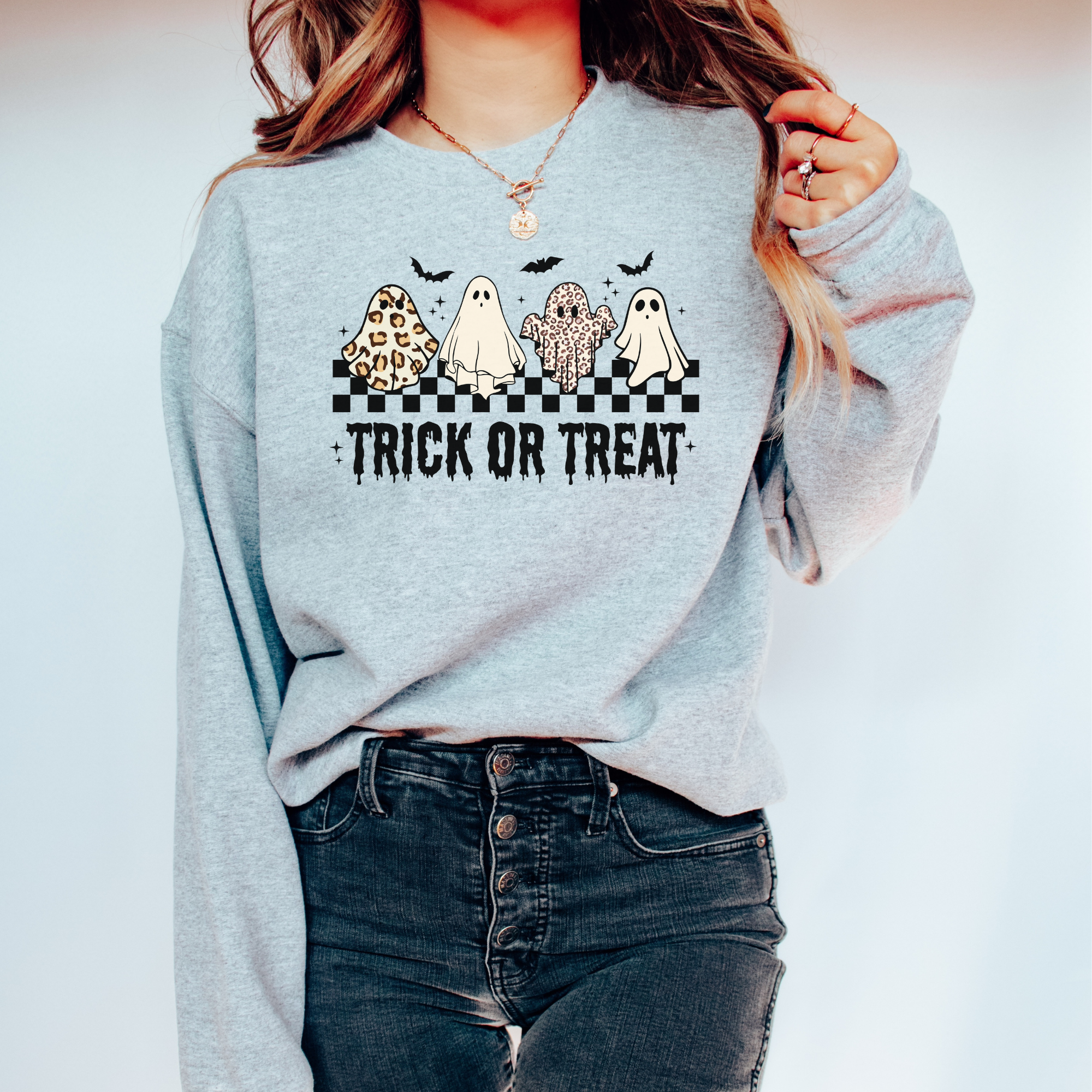 Trick or Treat Sweatshirt | Kids Halloween Sweatshirt