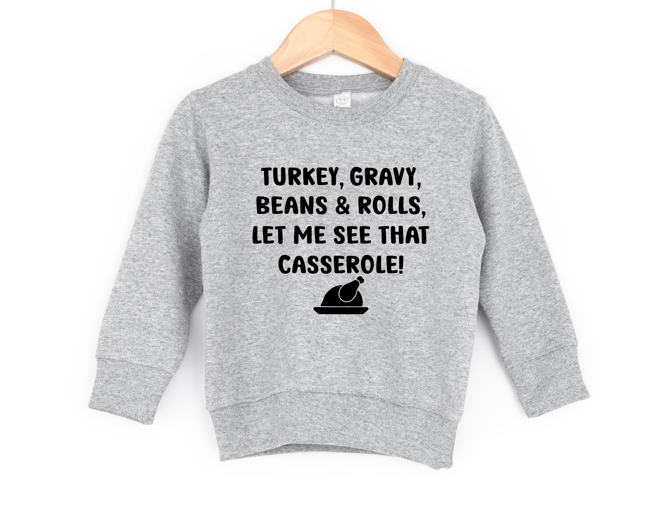 funny kids sweatshirt for thanksgiving or easter.
