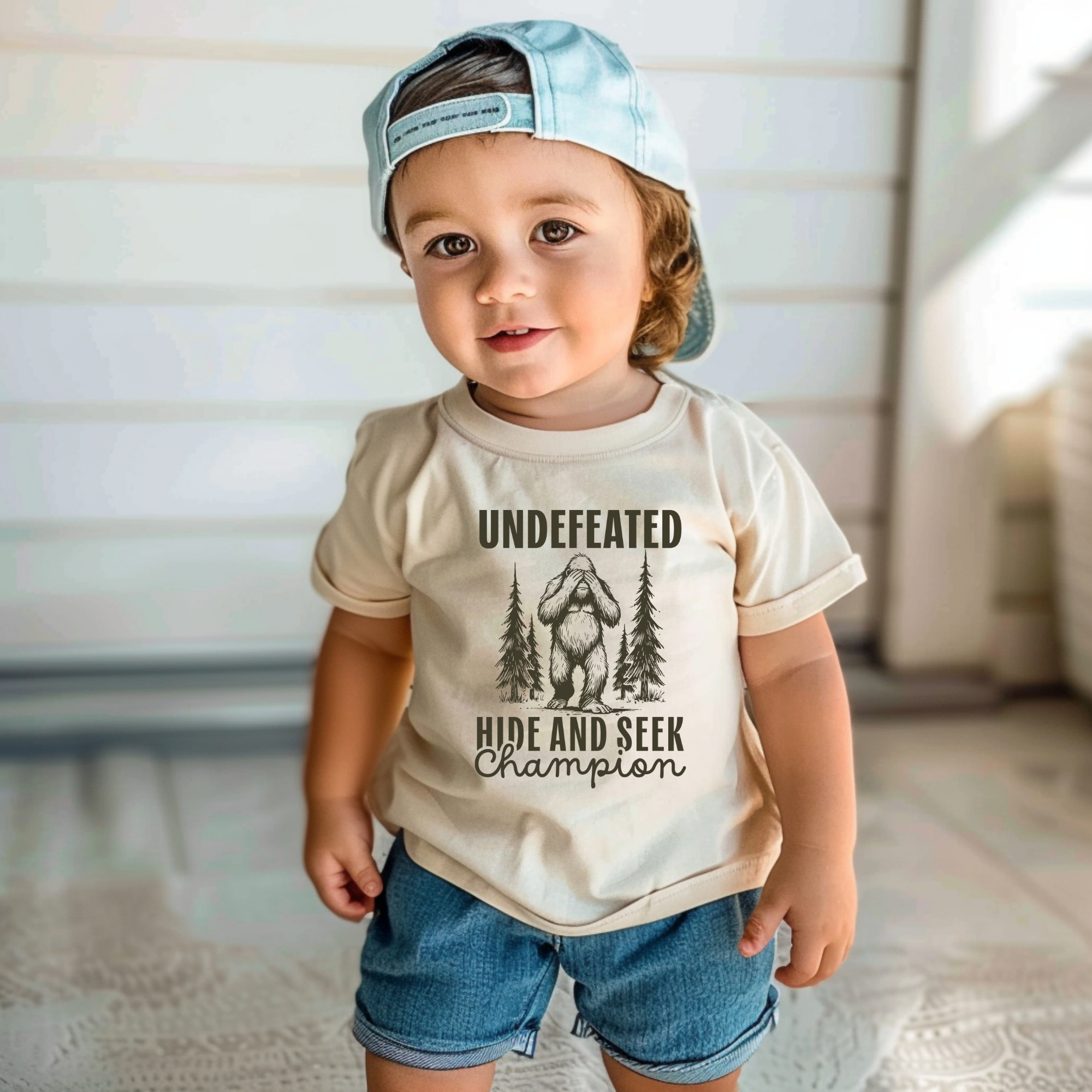 Undefeated Hide And Seek Champion T-Shirt | Funny Kids Shirt
