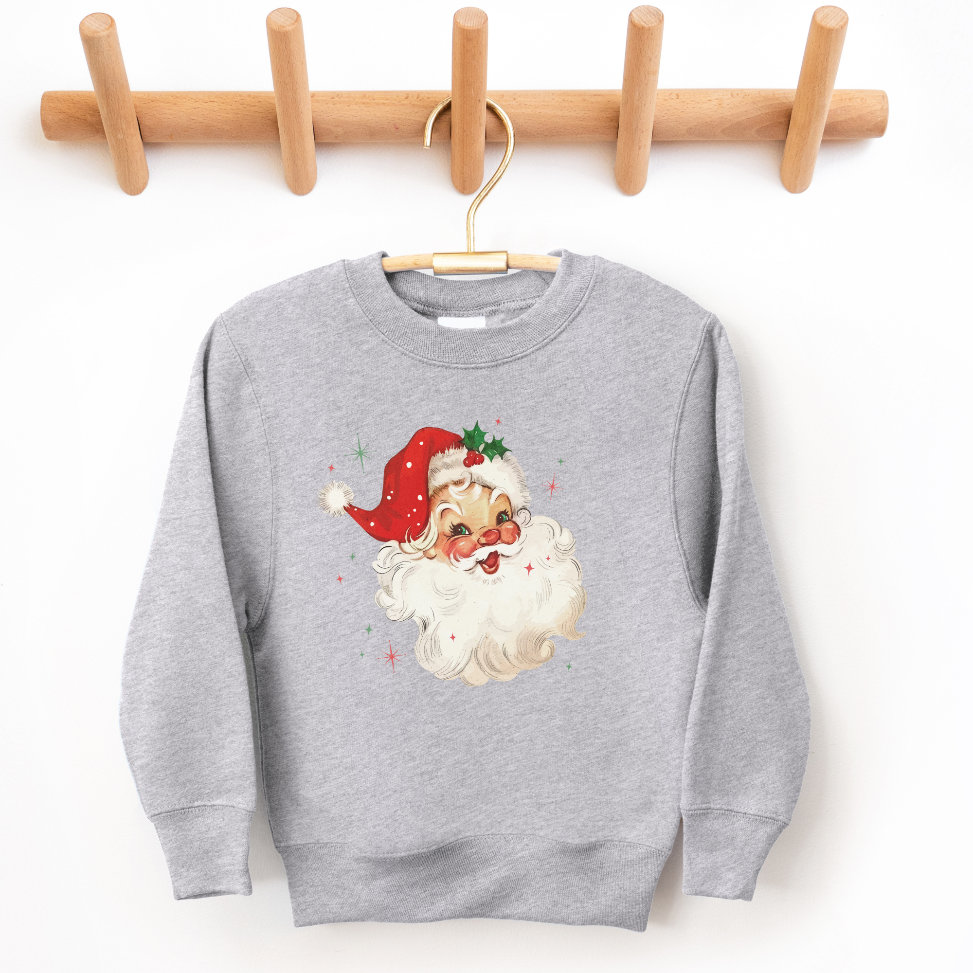 Vintage Santa Claus Sweatshirt| Kids Santa Sweatshirt