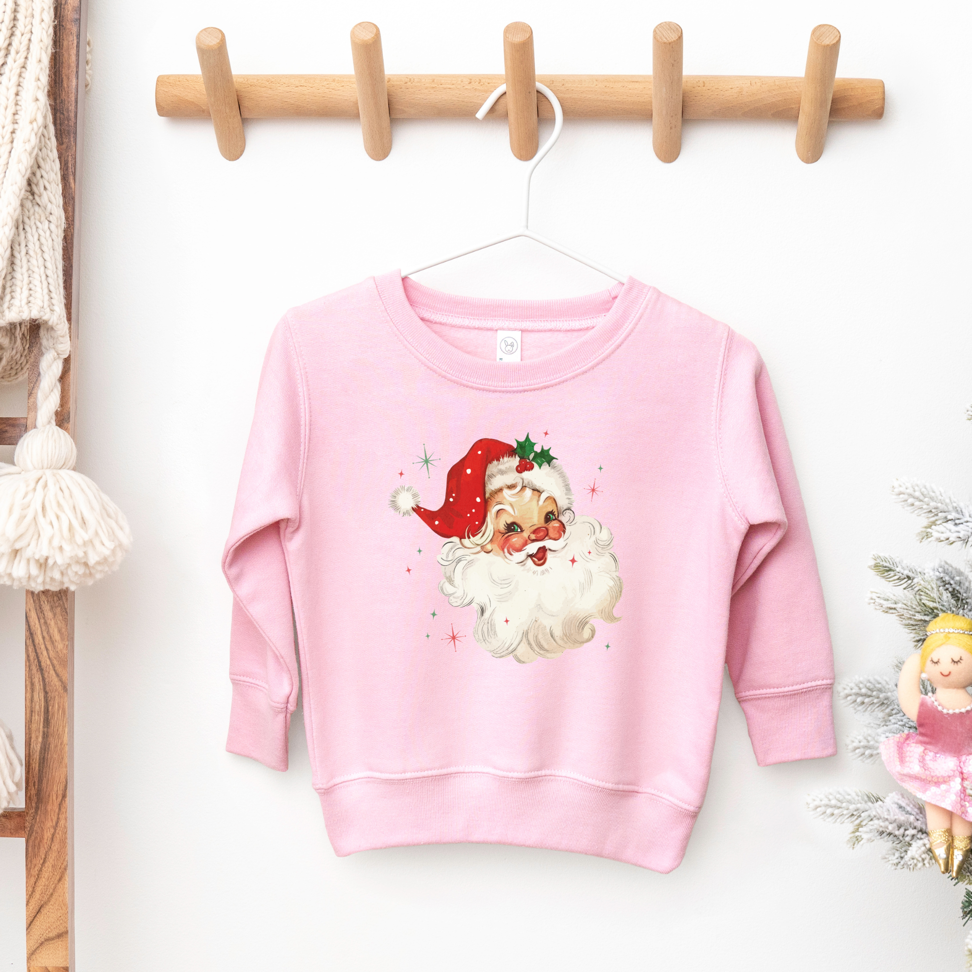 Vintage Santa Claus Sweatshirt| Kids Santa Sweatshirt