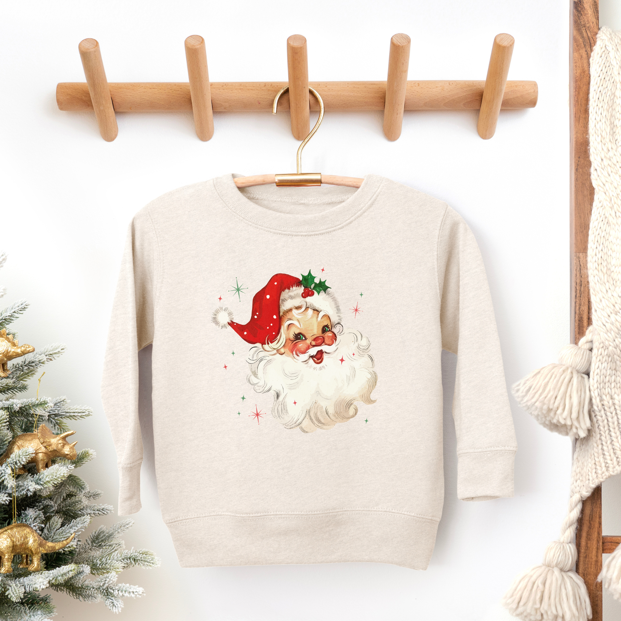 Vintage Santa Claus Sweatshirt| Kids Santa Sweatshirt