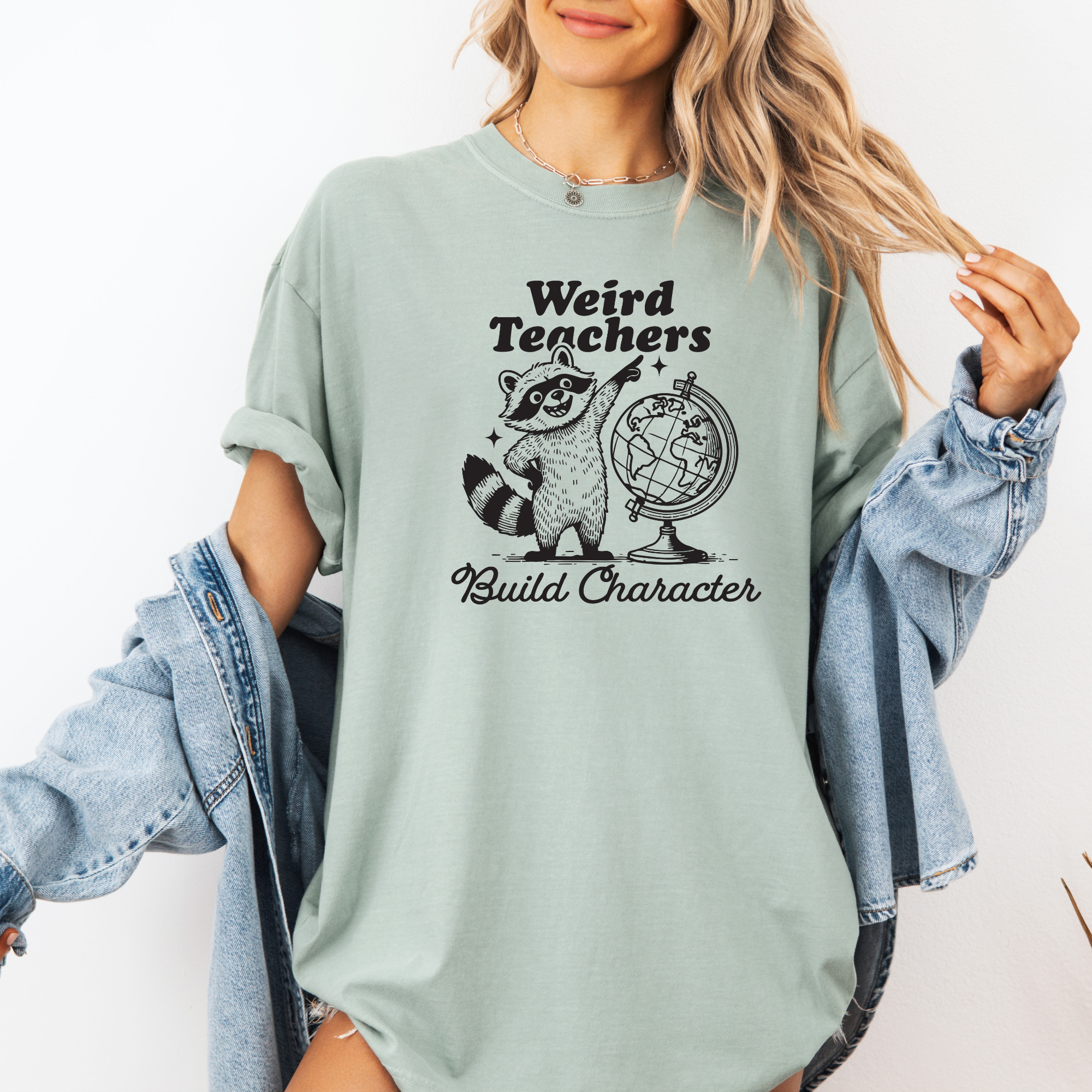 Weird teachers build character T-Shirt | Funny Teacher T-Shirt