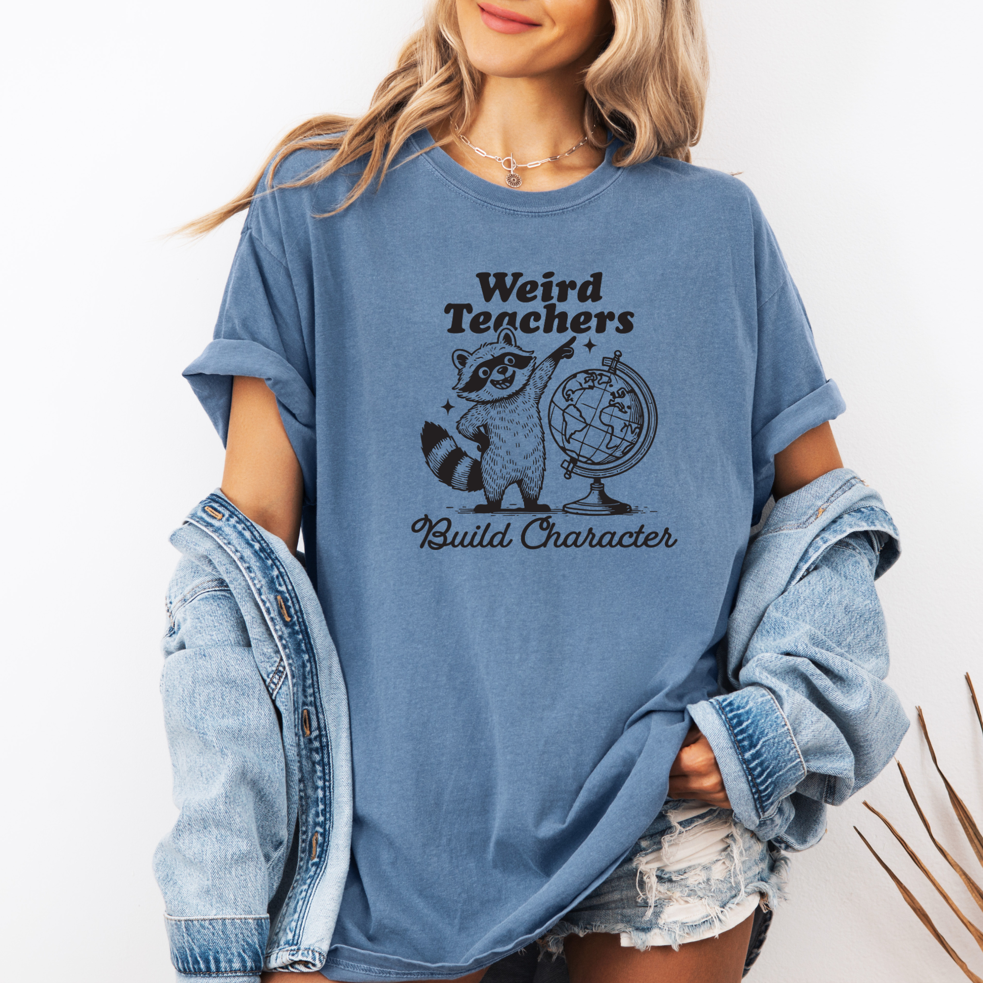 Weird teachers build character T-Shirt | Funny Teacher T-Shirt