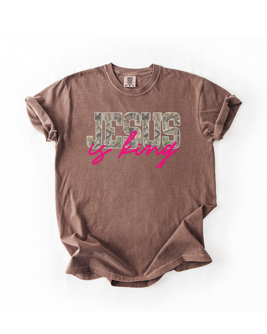 Jesus is King Camo T-Shirt