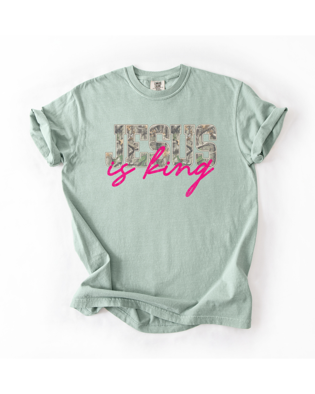 Jesus is King Camo T-Shirt