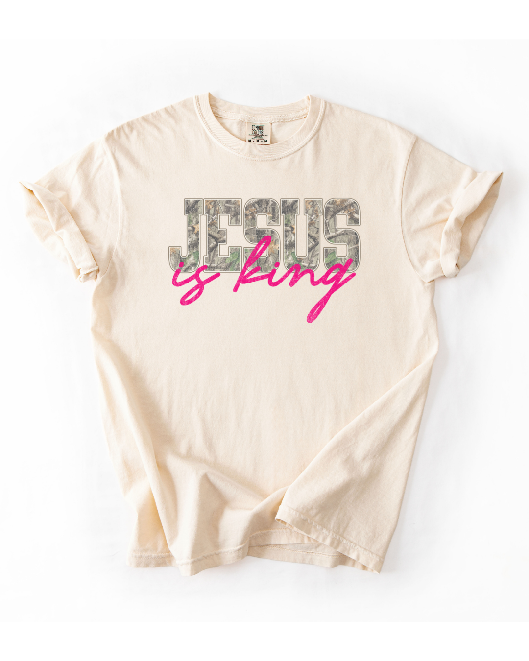 Jesus is King Camo T-Shirt
