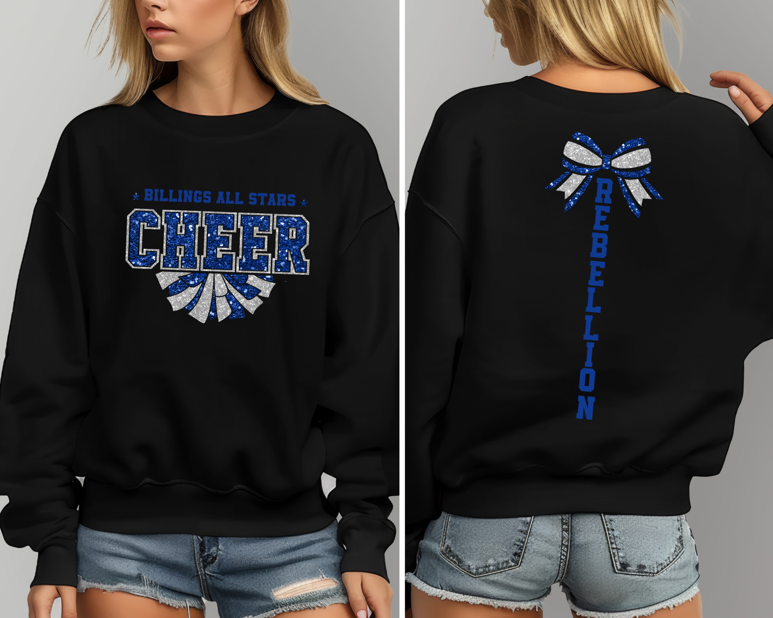 BAS Rebellion Bow Sweatshirt | Billings All Stars Sweatshirt
