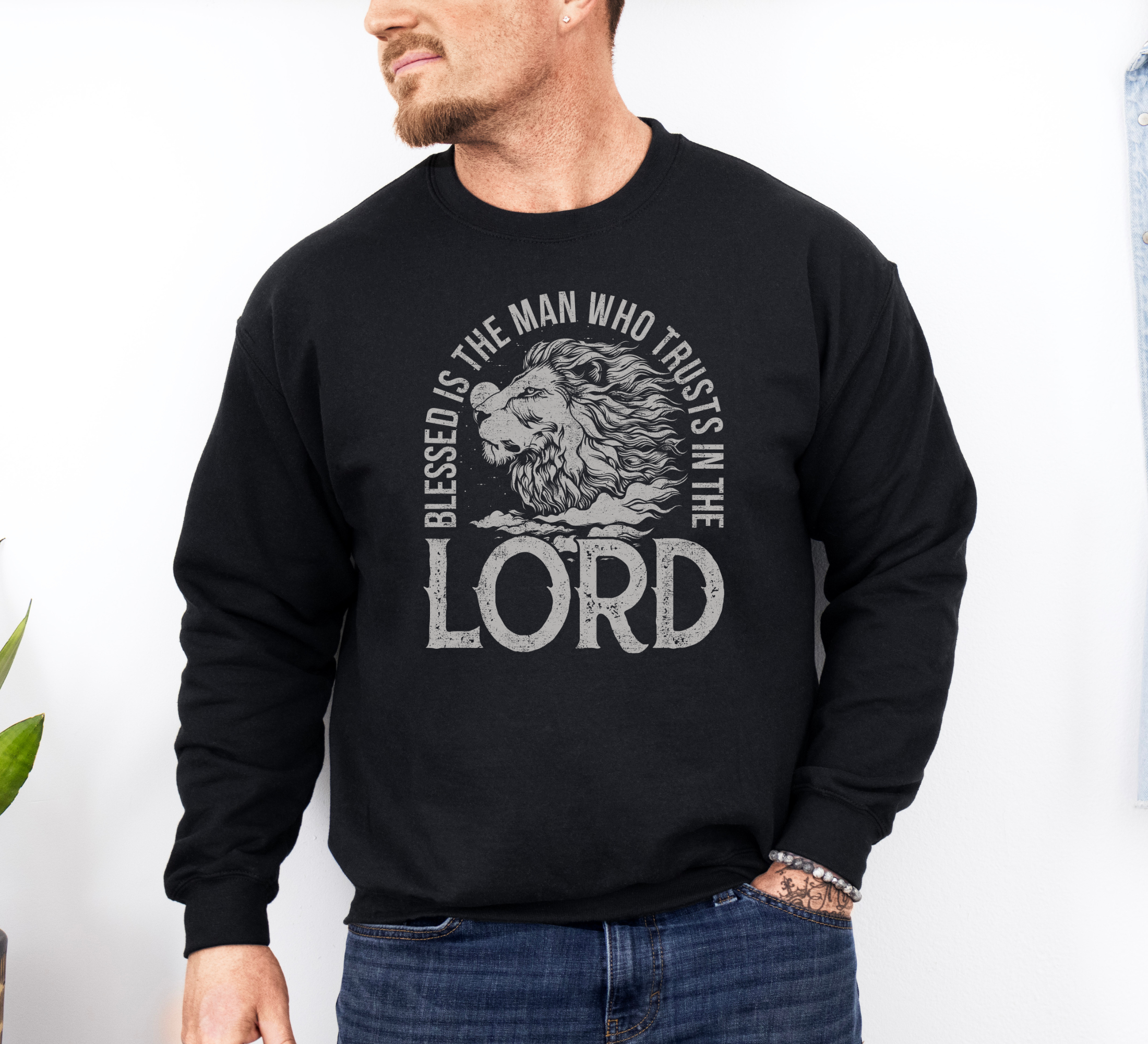 Blessed Is The Man Who Trusts The Lord Sweatshirt