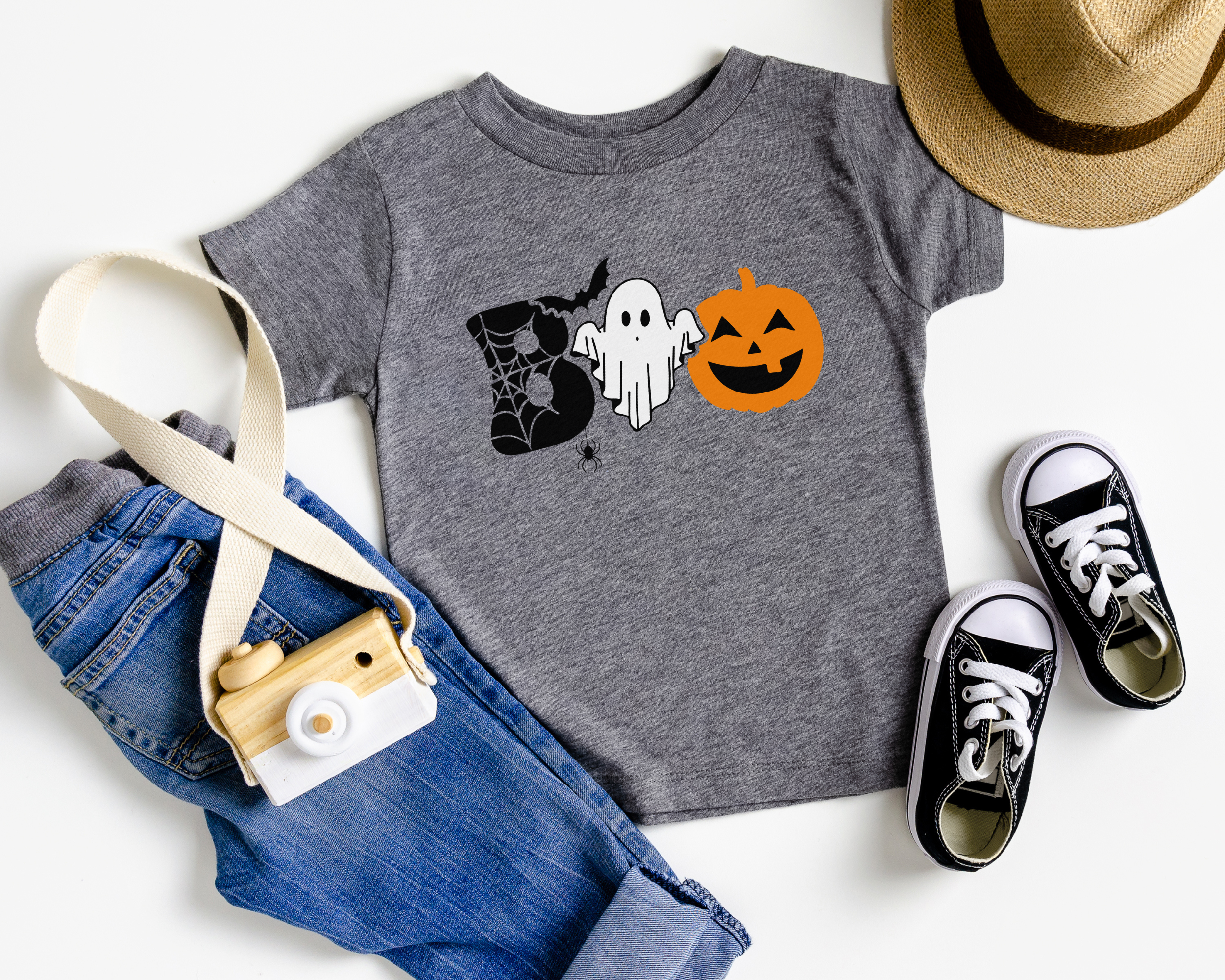 Boo - youth halloween tshirt