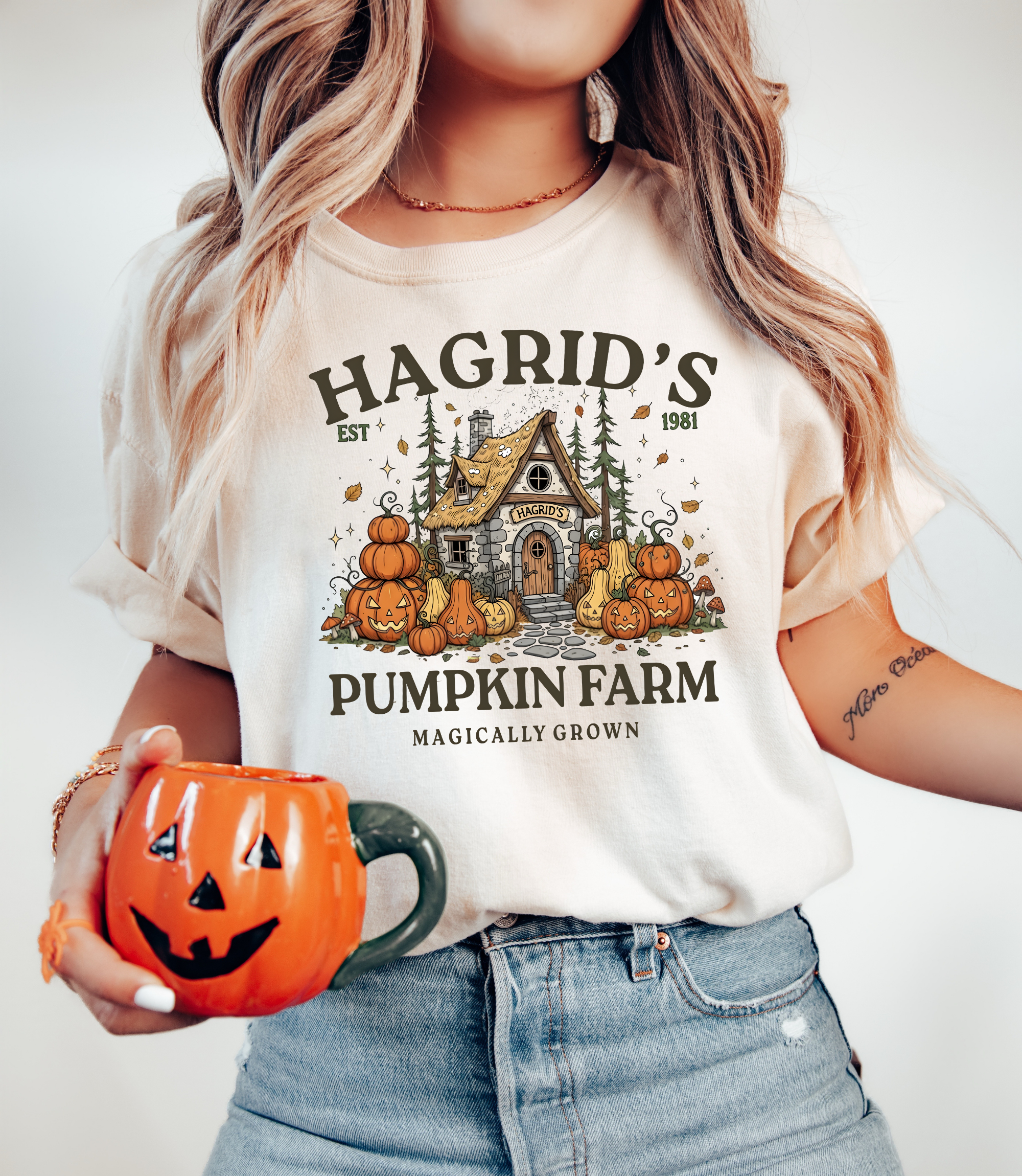 Hagrid's Pumpkin Farm T-Shirt | Women's Halloween Shirt