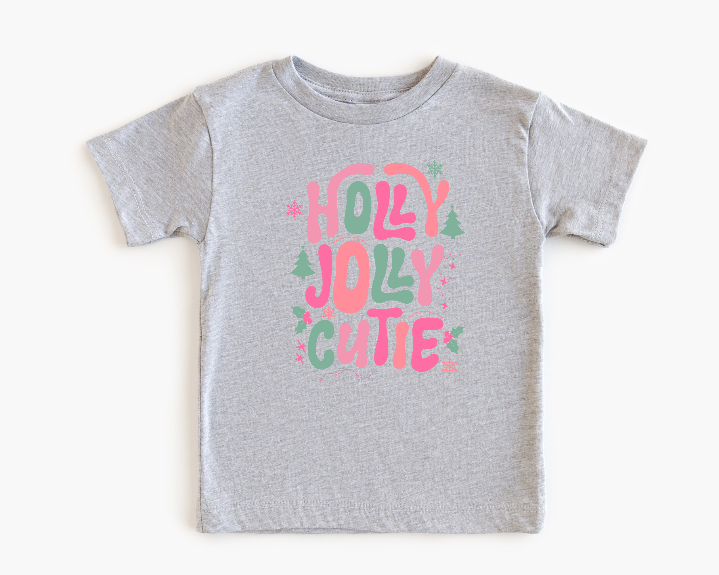Holly Jolly Cutie T-Shirt | Girls Christmas Shirt