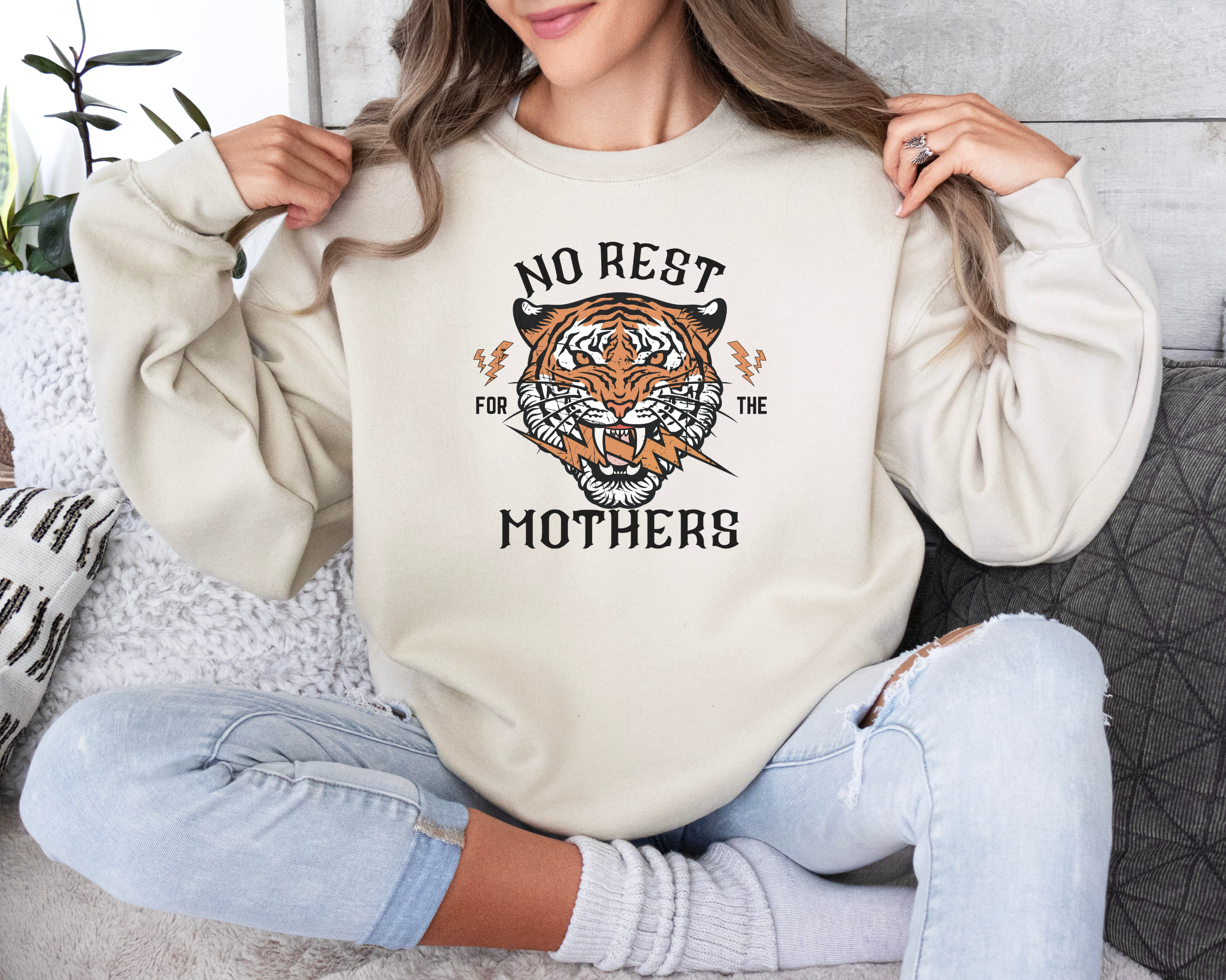 No Rest For Mothers Sweatshirt | Funny Mom Sweatshirt