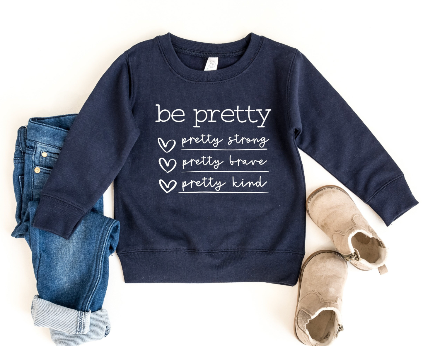 Be Pretty sweatshirt | Toddler Girl Sweatshirt