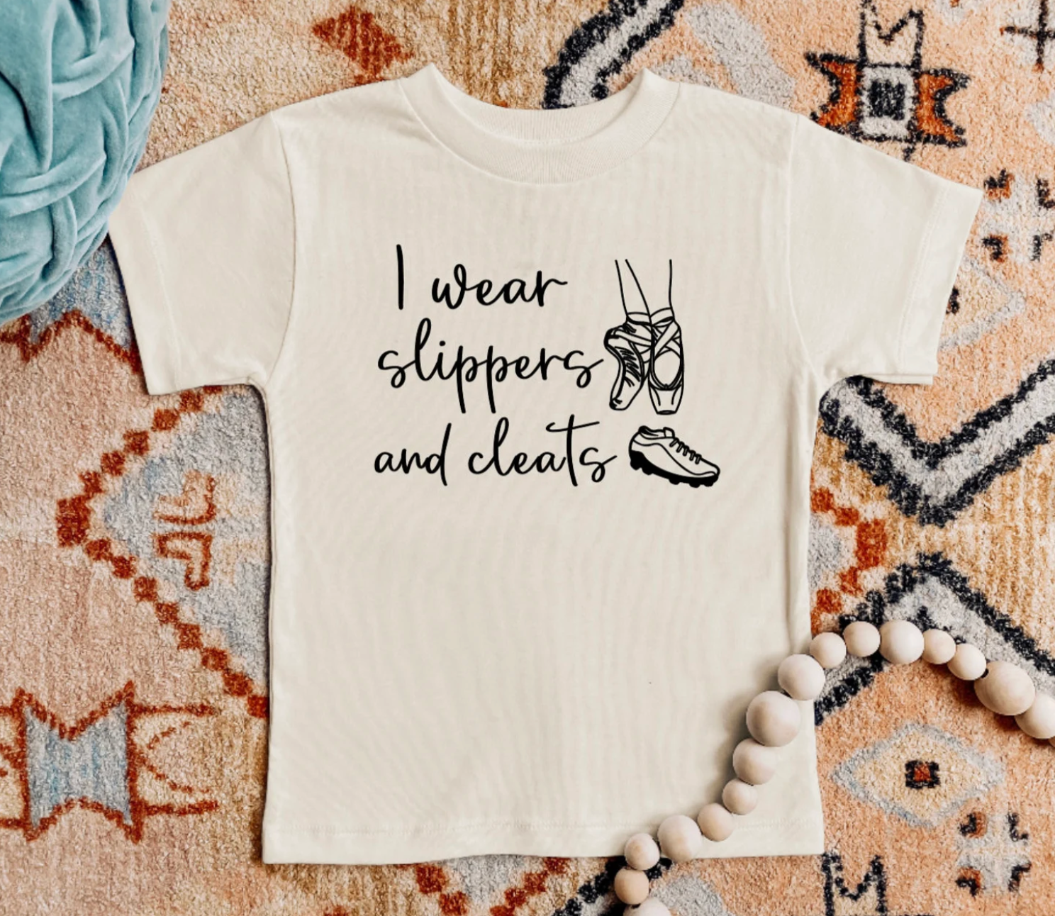 I Wear Slippers and Cleats T-Shirt | Ballet Shirt