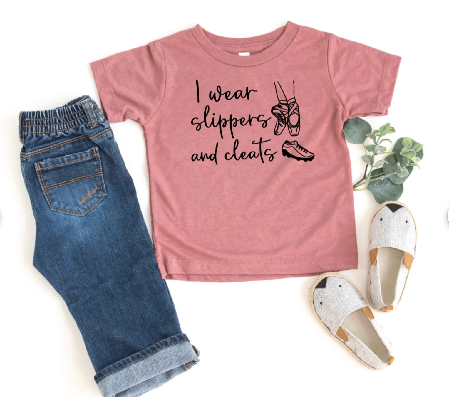 I Wear Slippers and Cleats T-Shirt | Ballet Shirt