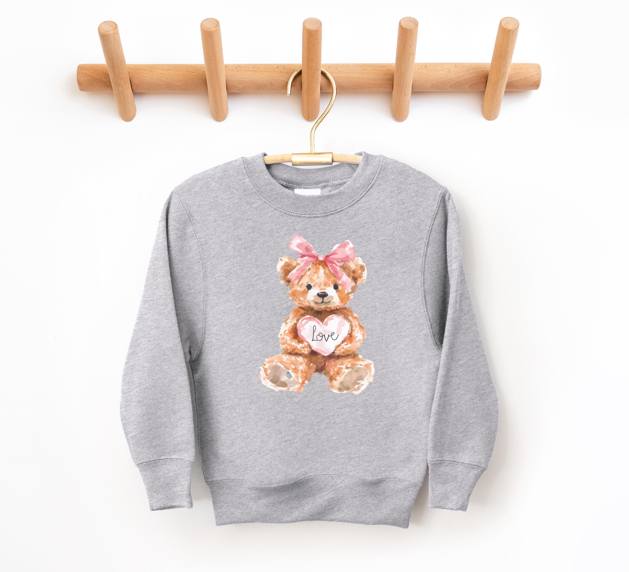 Teddy Bear Love Sweatshirt | Valentine's Day Shirt