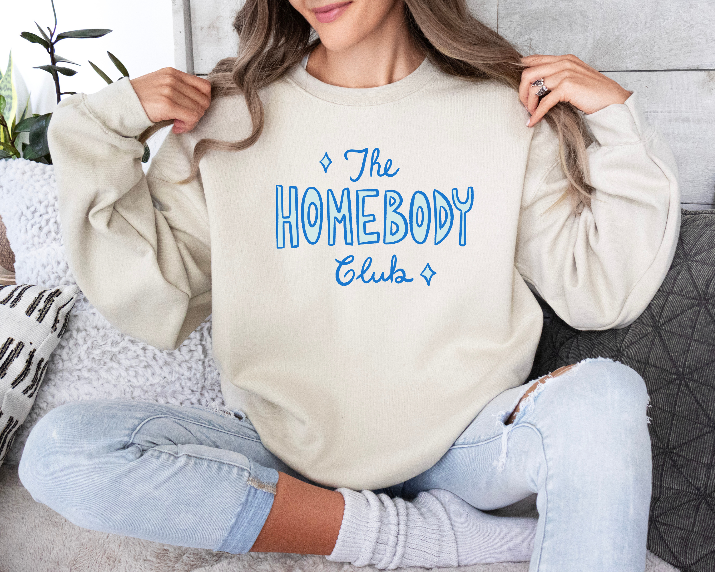The Homebody Club Sweatshirt | Funny Sweatshirt