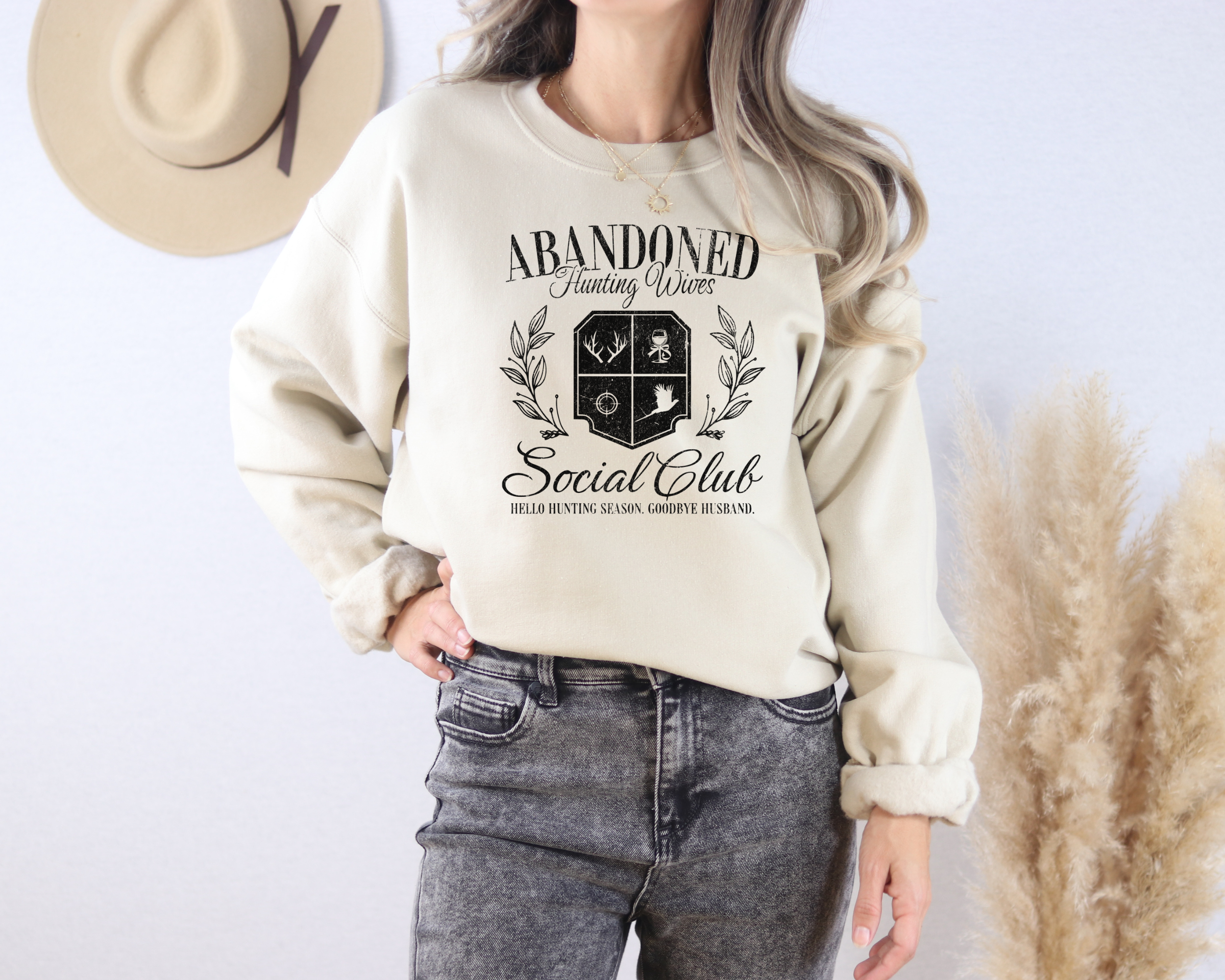 Hunting Wives Social Club Sweatshirt | Funny Women's Sweatshirt