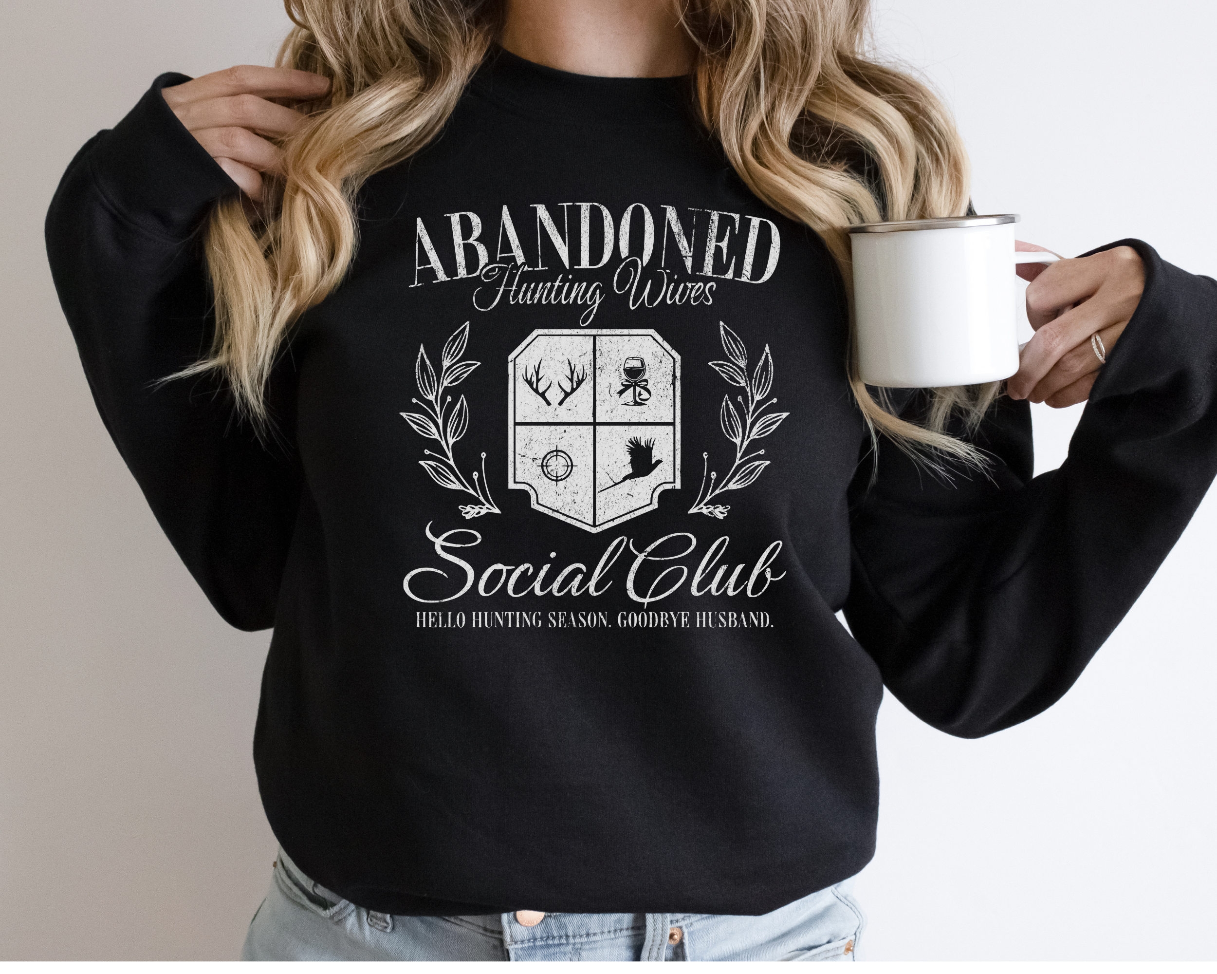 Hunting Wives Social Club Sweatshirt | Funny Women's Sweatshirt