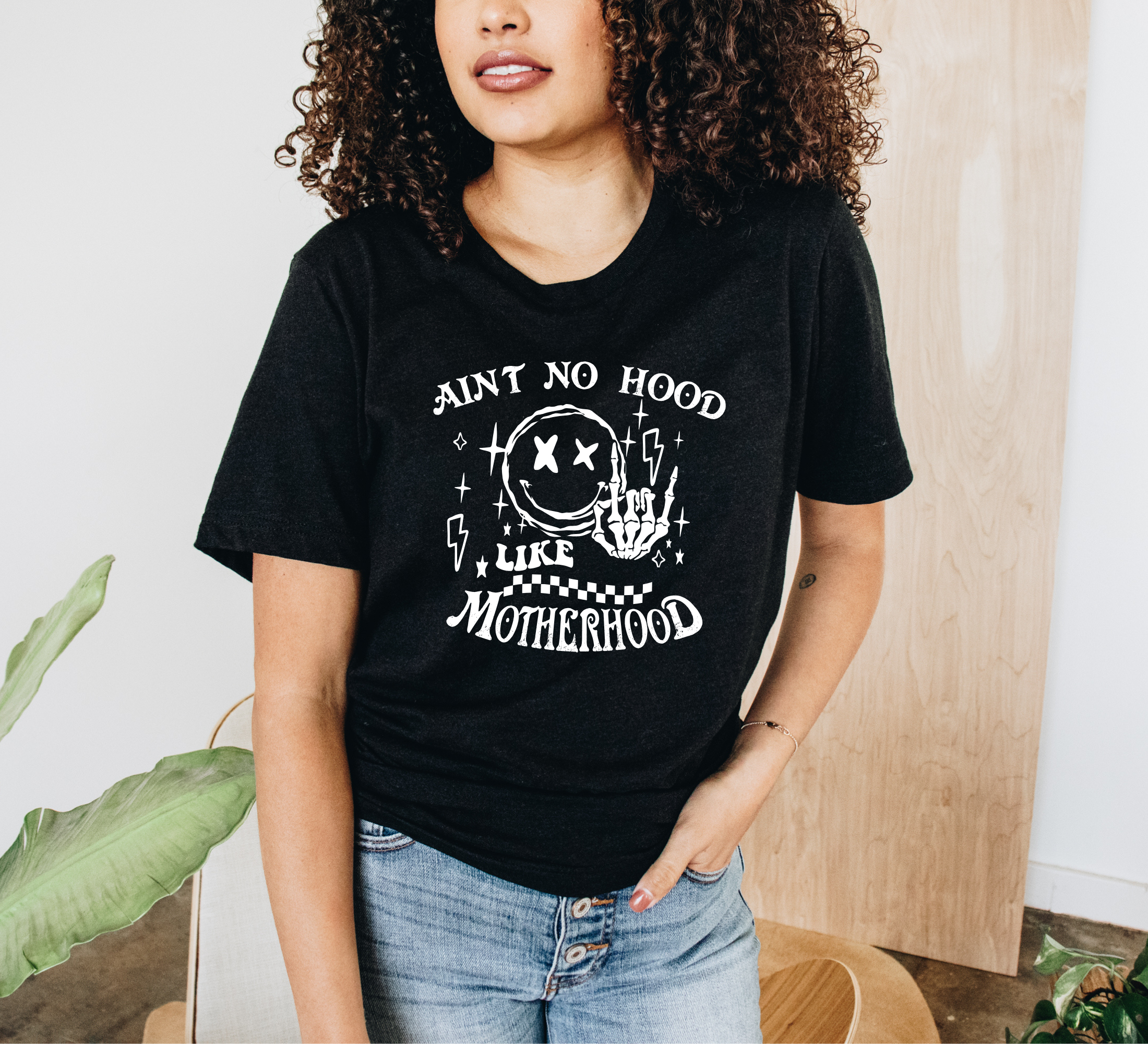 No hood like motherhood tshirt