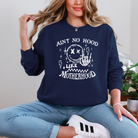90's themed ain't no hood like motherhood funny crewneck sweatshirt for moms