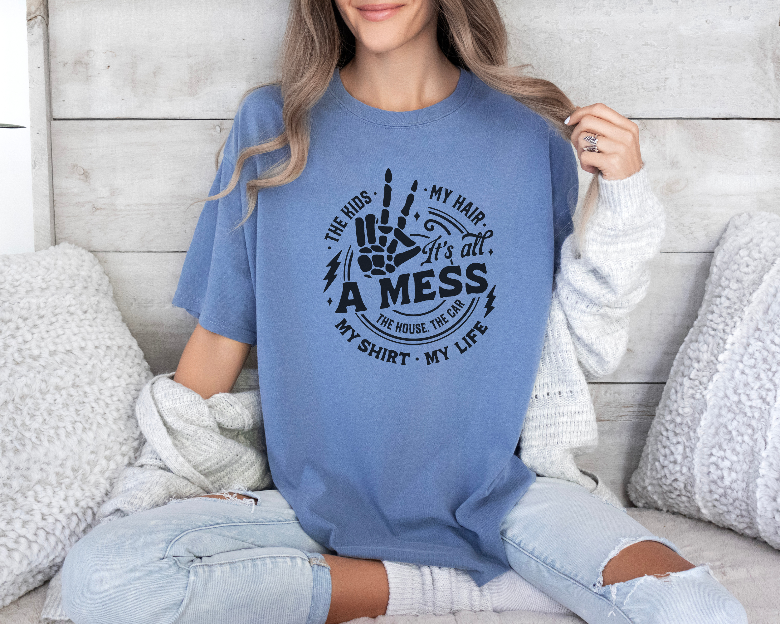 It's All A Mess Mom Shirt | Funny Mom T-Shirt