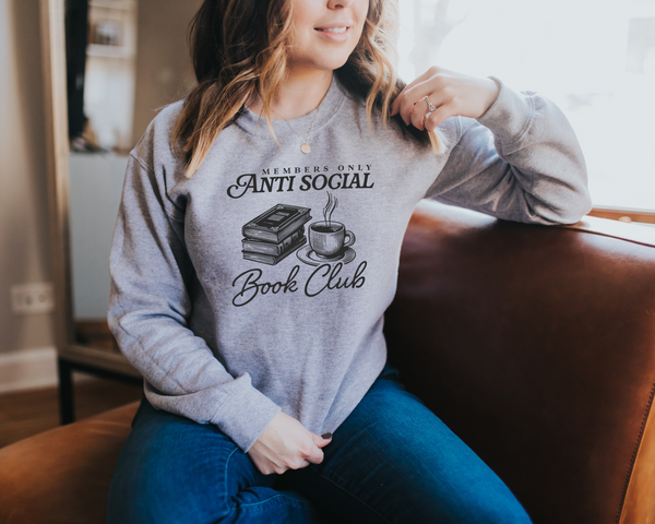 Antisocial Book Club Sweatshirt – The Chelle Shoppe