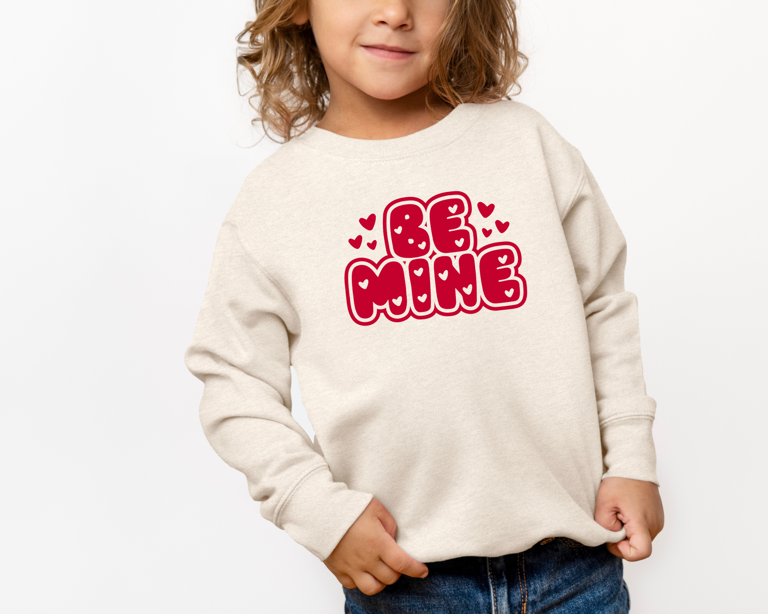 Bubbly Be Mine Sweatshirt | Girls Valentine's Shirt
