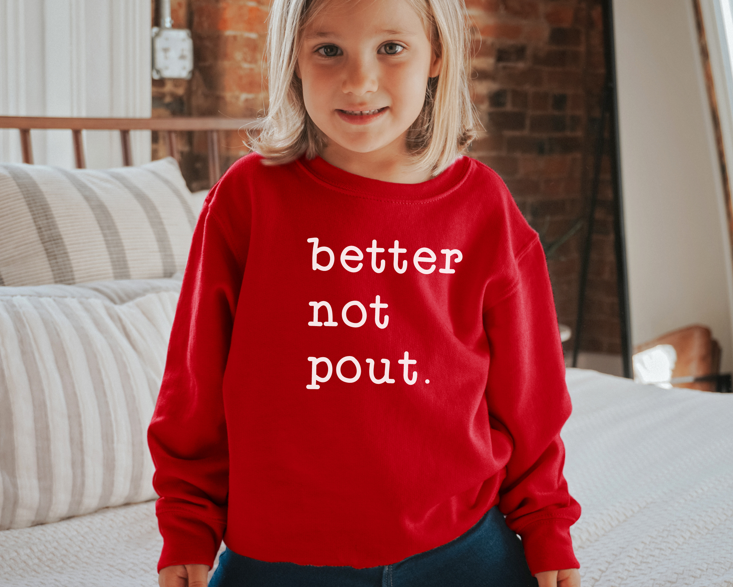Better Not Pout Sweatshirt | Funny Christmas Sweatshirt
