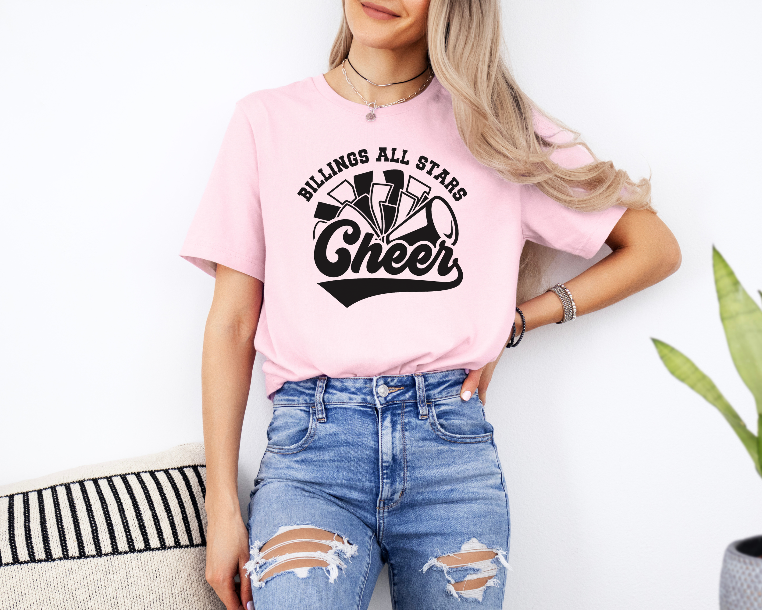 Billings All Stars Retro Cheer T-Shirt | Billings All Stars T-shirt