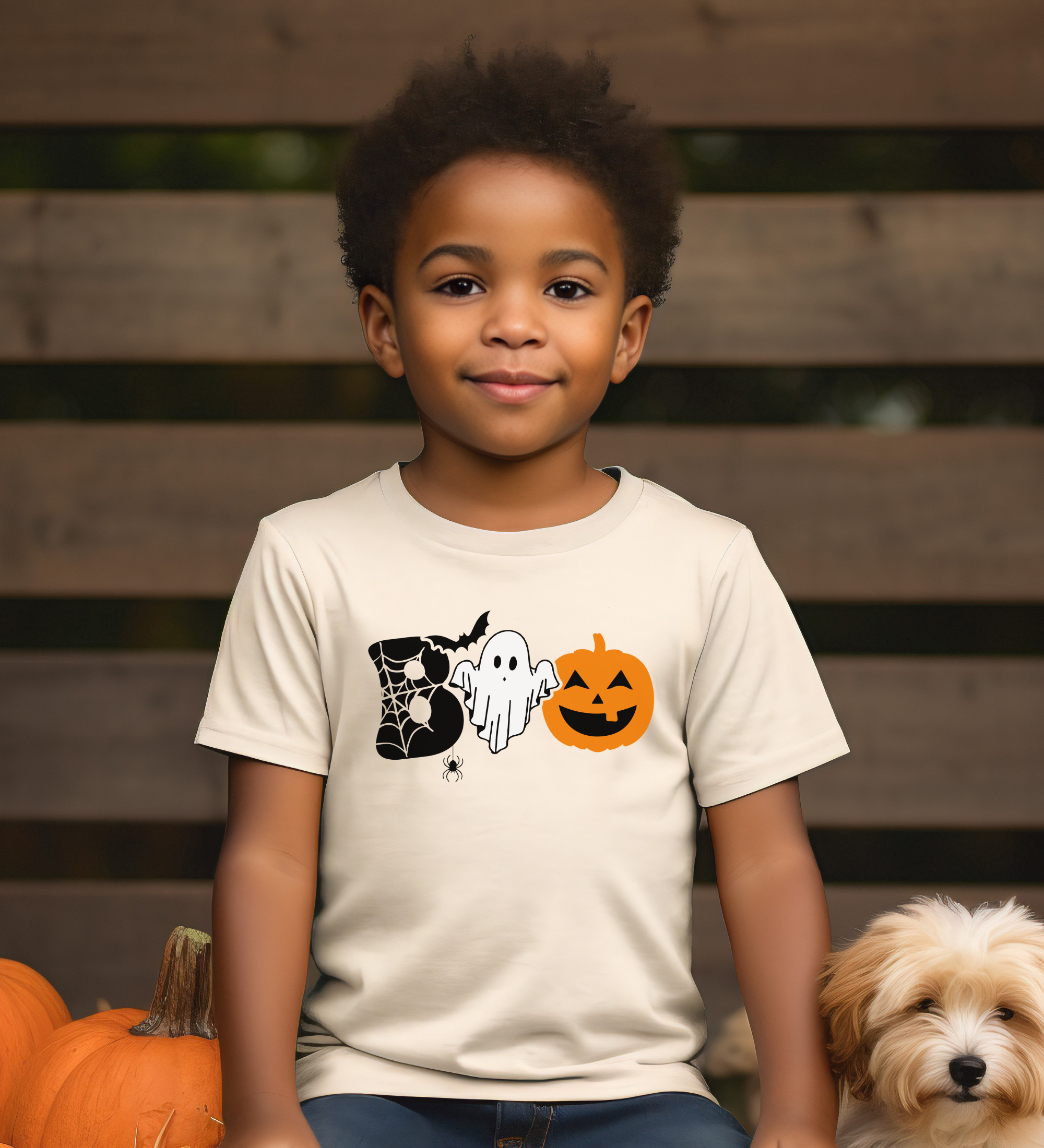 Boo Halloween T-Shirt | Toddler Halloween Shirt