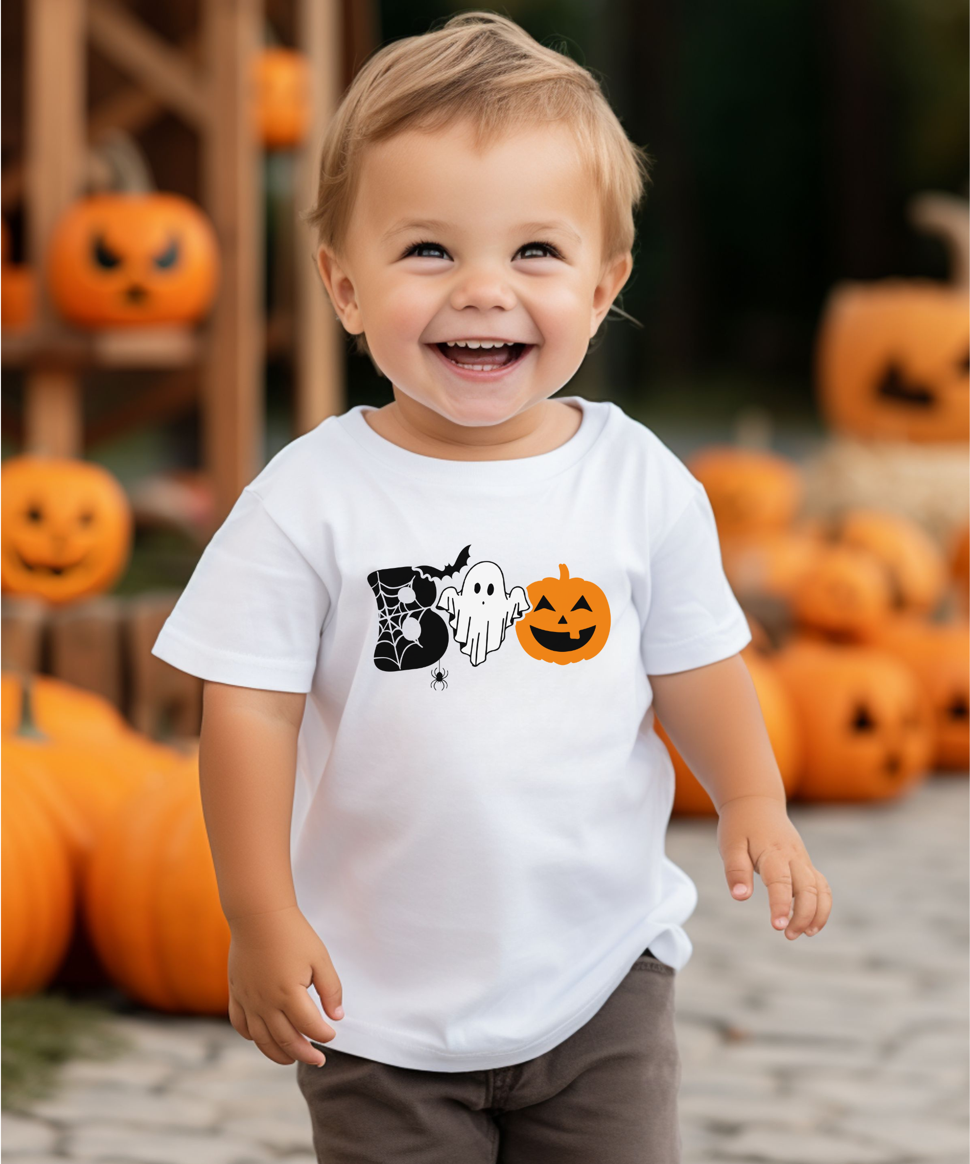 Boo Halloween T-Shirt | Toddler Halloween Shirt