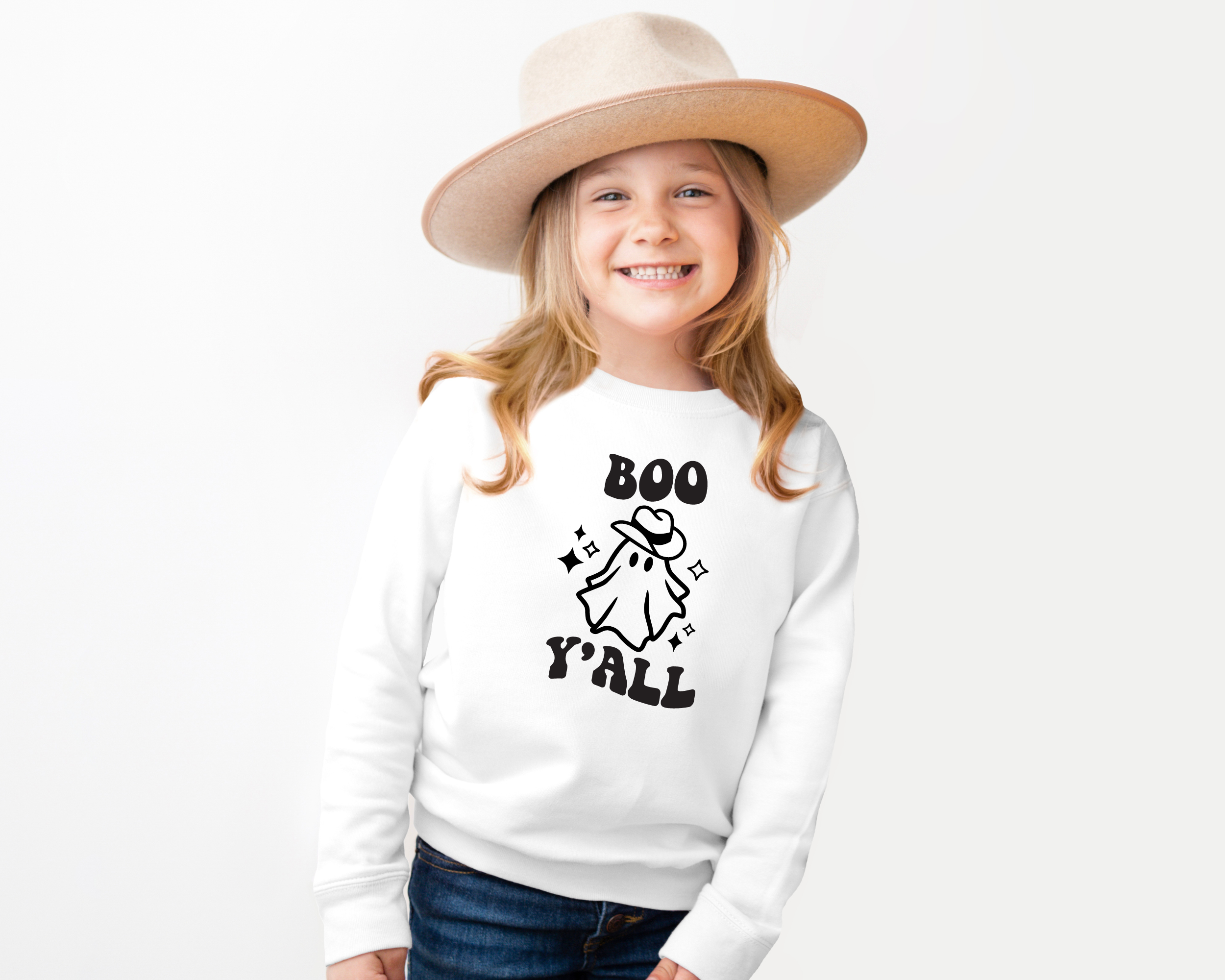 Boo Ya'll - youth sweatshirt
