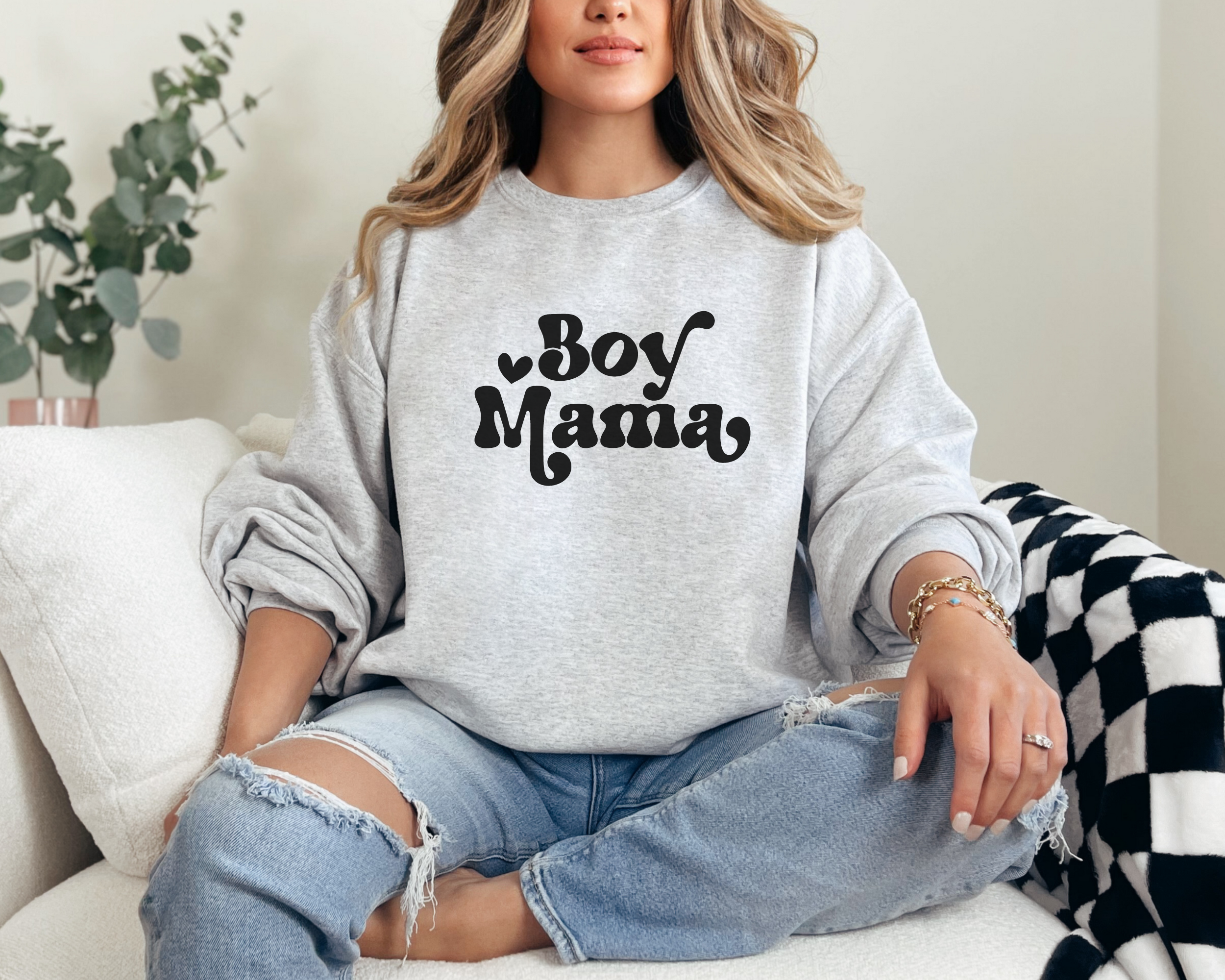 Boy Mama Sweatshirt | Boy Mom Sweatshirt