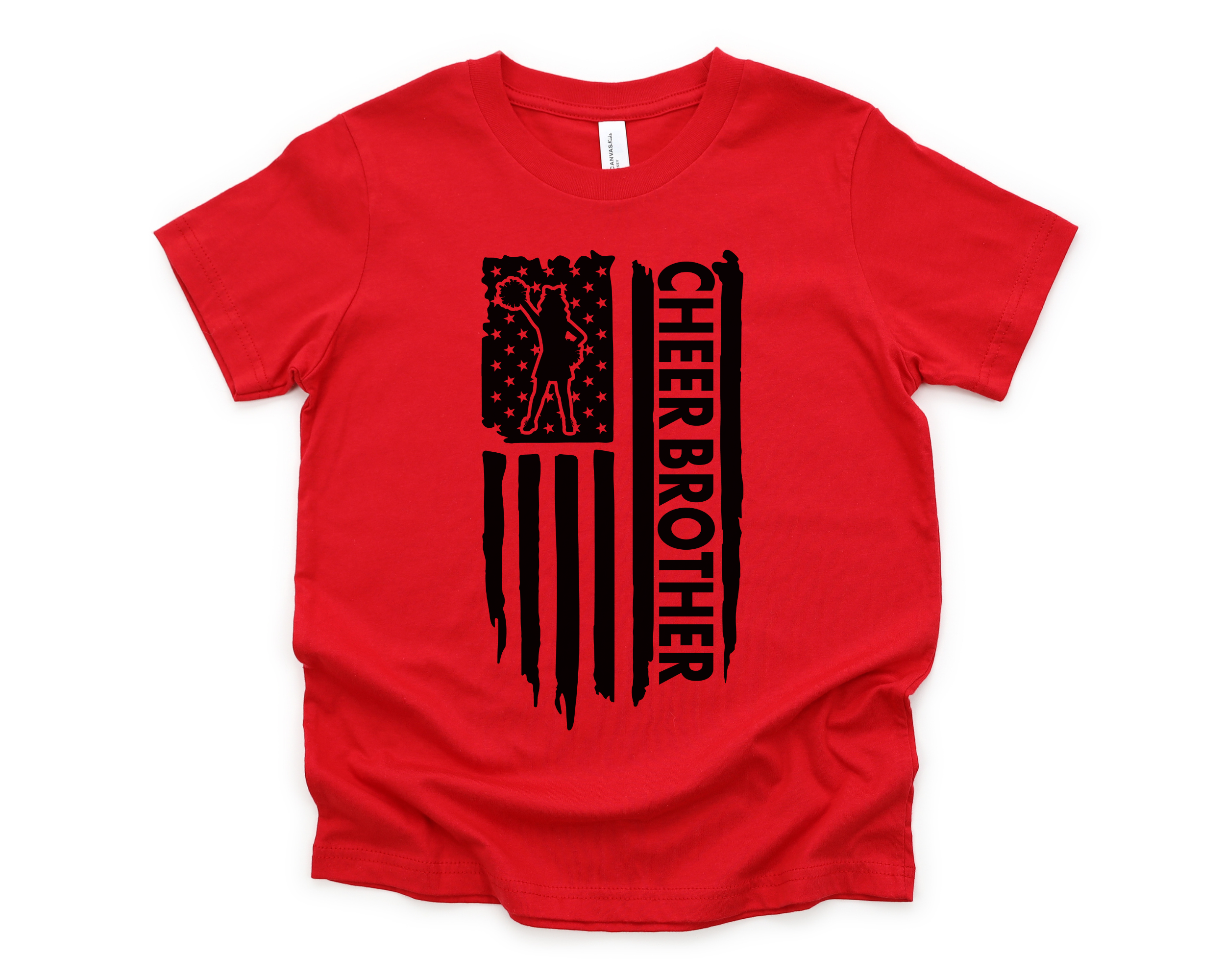 Cheer Brother Flag T-Shirt | Cheer Bro Shirt