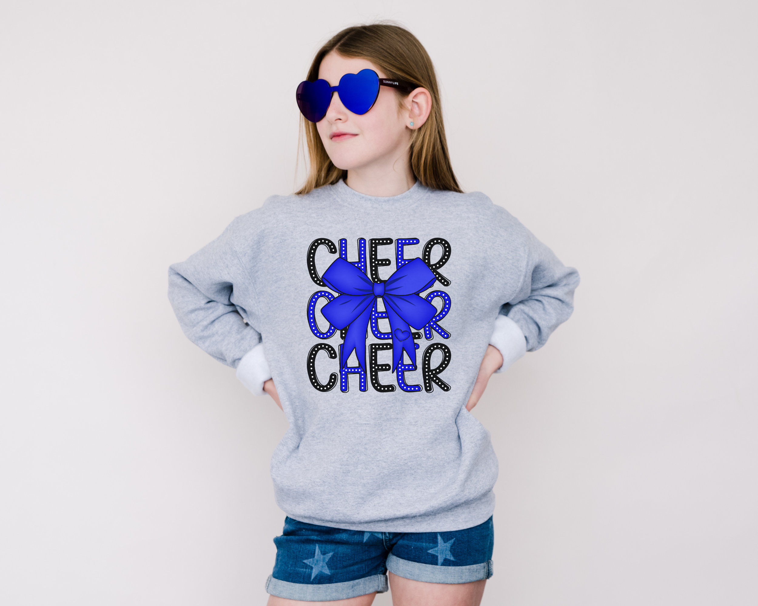 Cheer Coquette Bow Sweatshirt