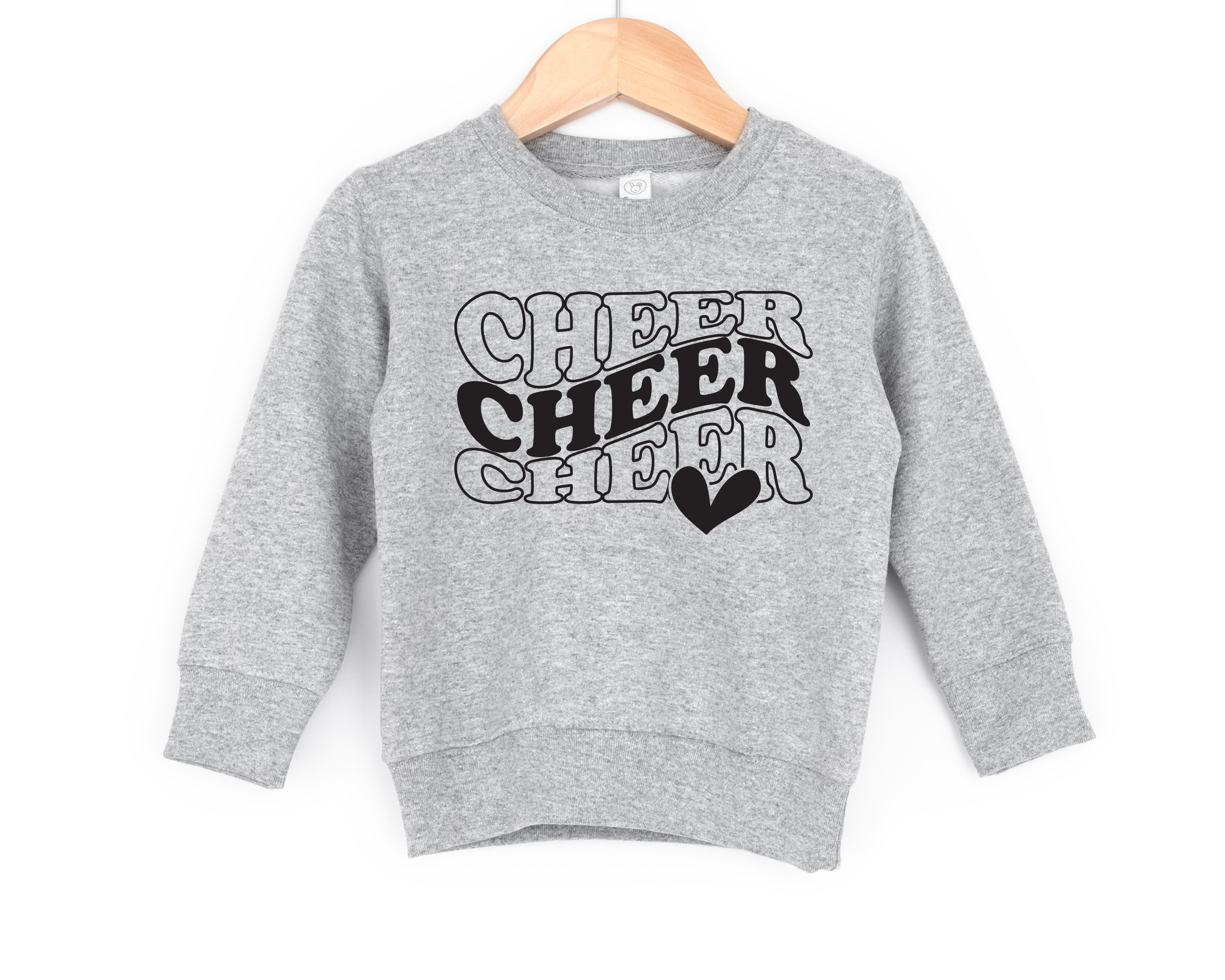 Cheer Stacked Sweatshirt | Cheerleader Sweatshirt