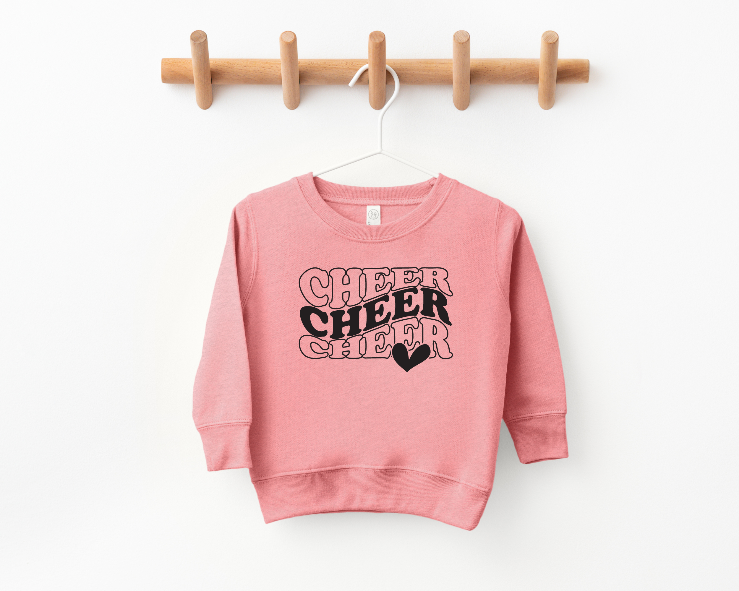 Cheer Stacked Sweatshirt | Cheerleader Sweatshirt