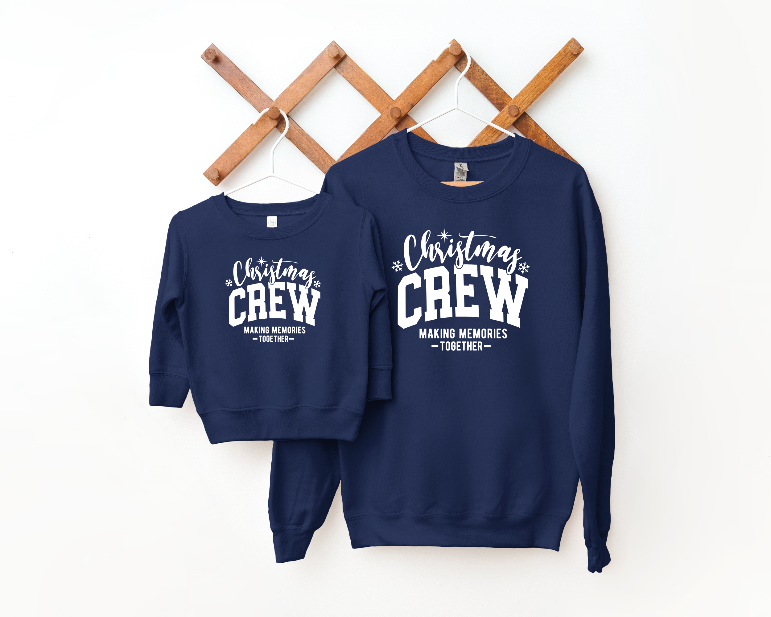 Matching Christmas Crew Sweatshirts