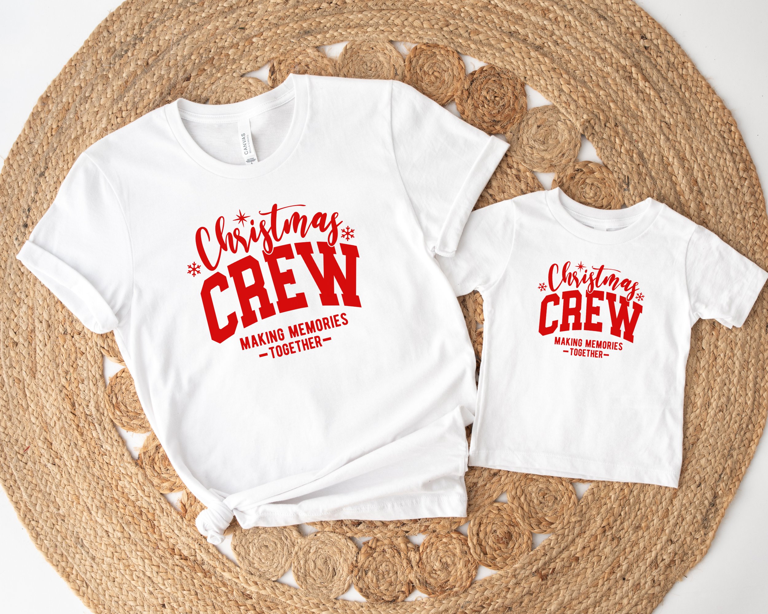 Matching Christmas Crew T-shirts | Matching Christmas Shirts