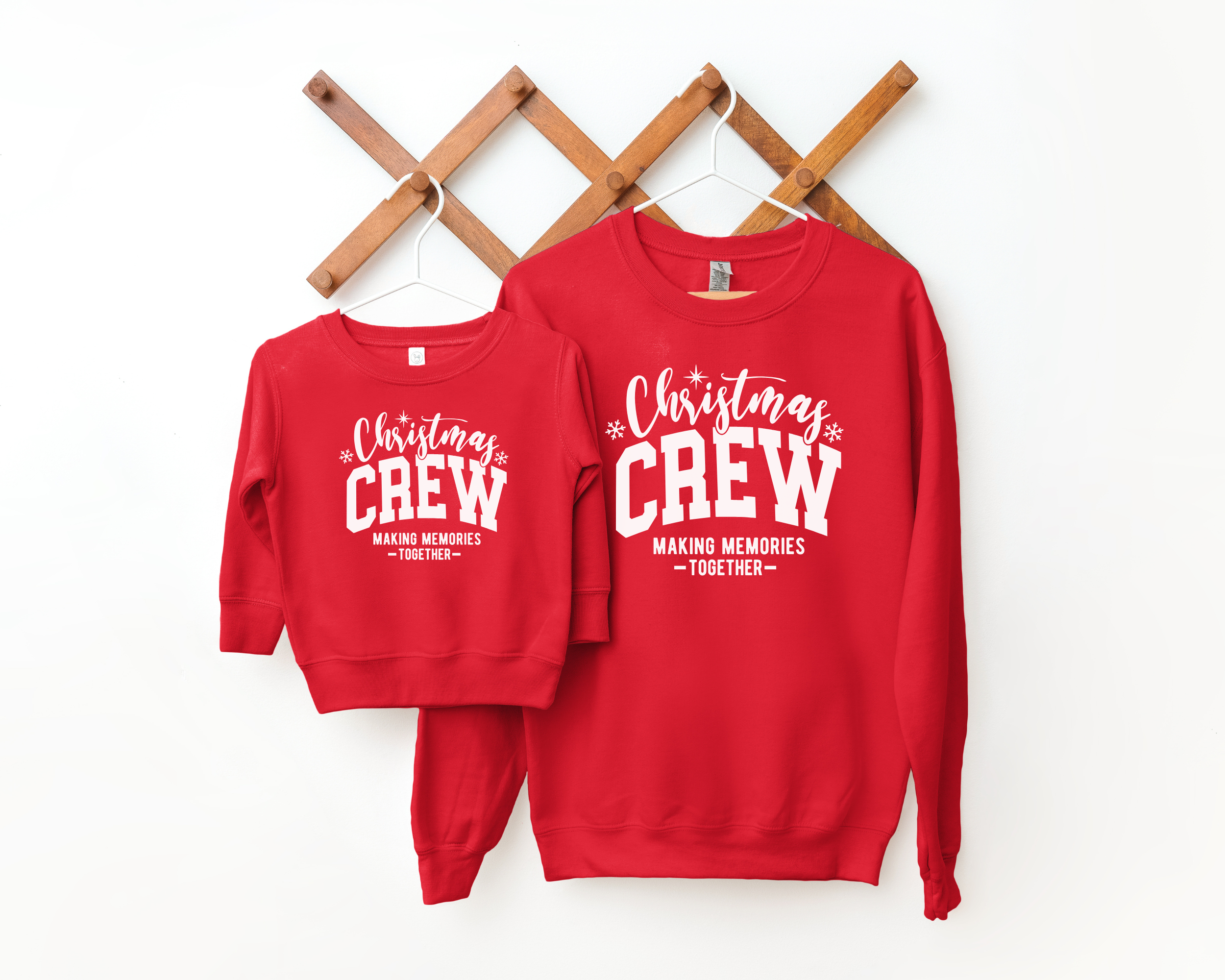 Matching Christmas Crew Sweatshirts
