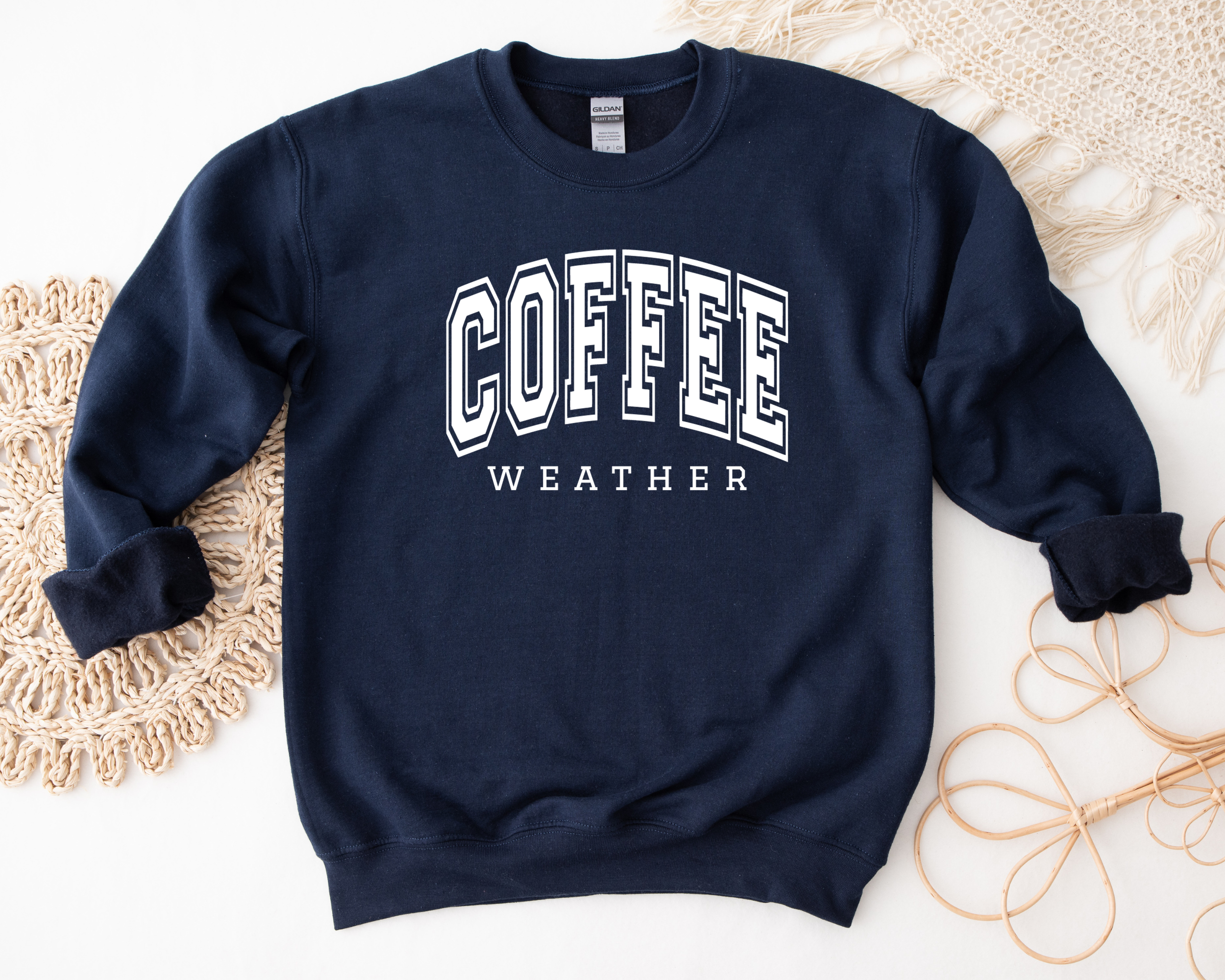 Coffee weather -- adult sweatshirt