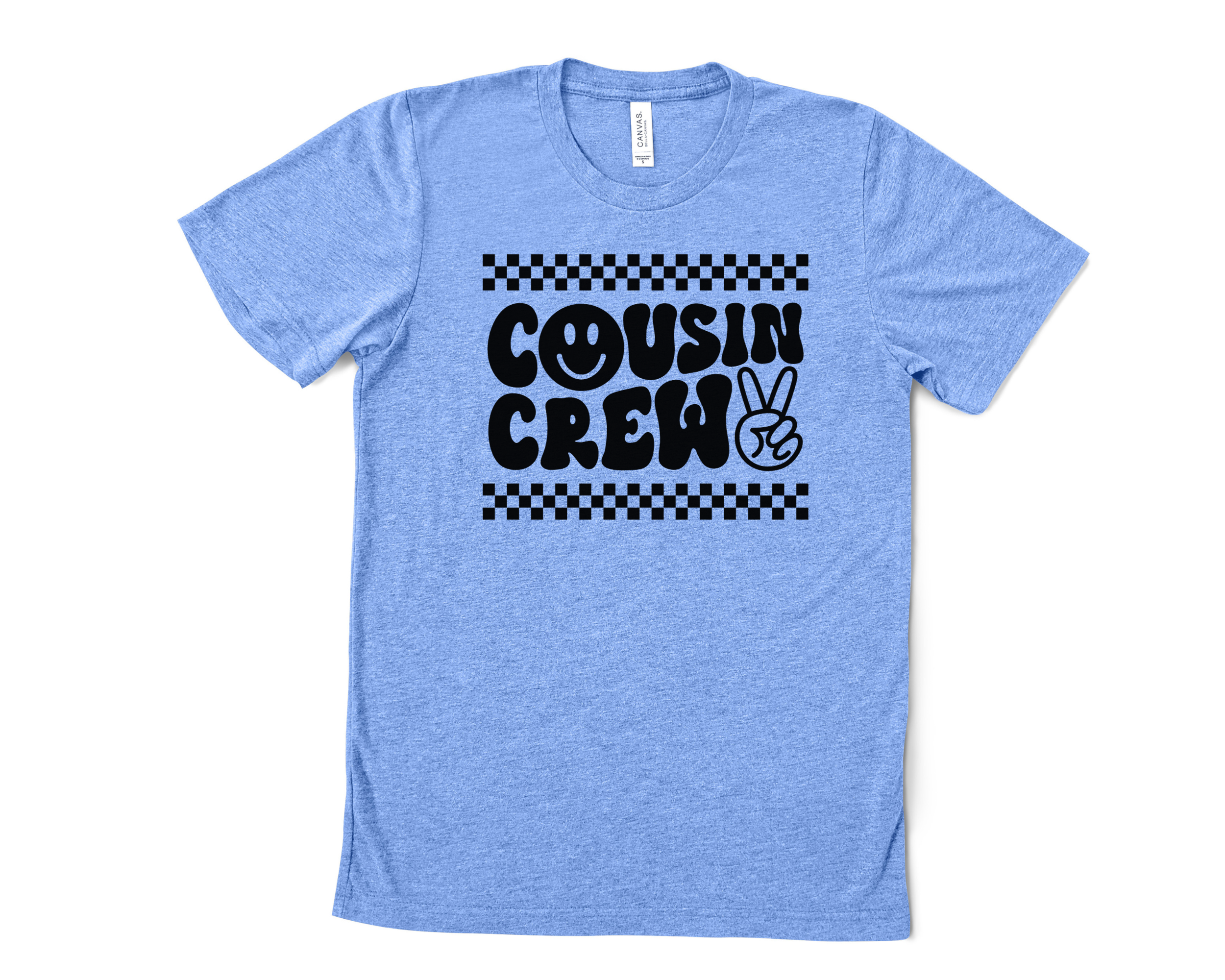 Checkered Cousin Crew T-Shirt