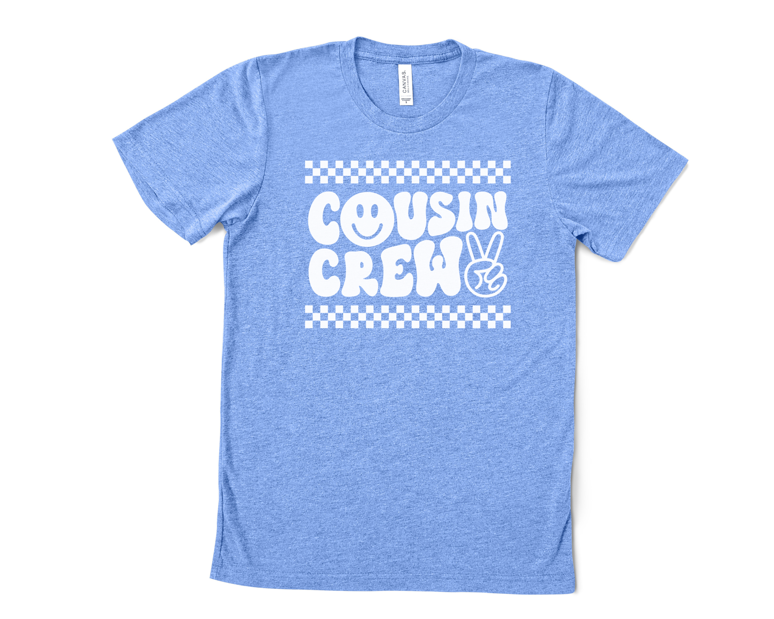 Checkered Cousin Crew T-Shirt