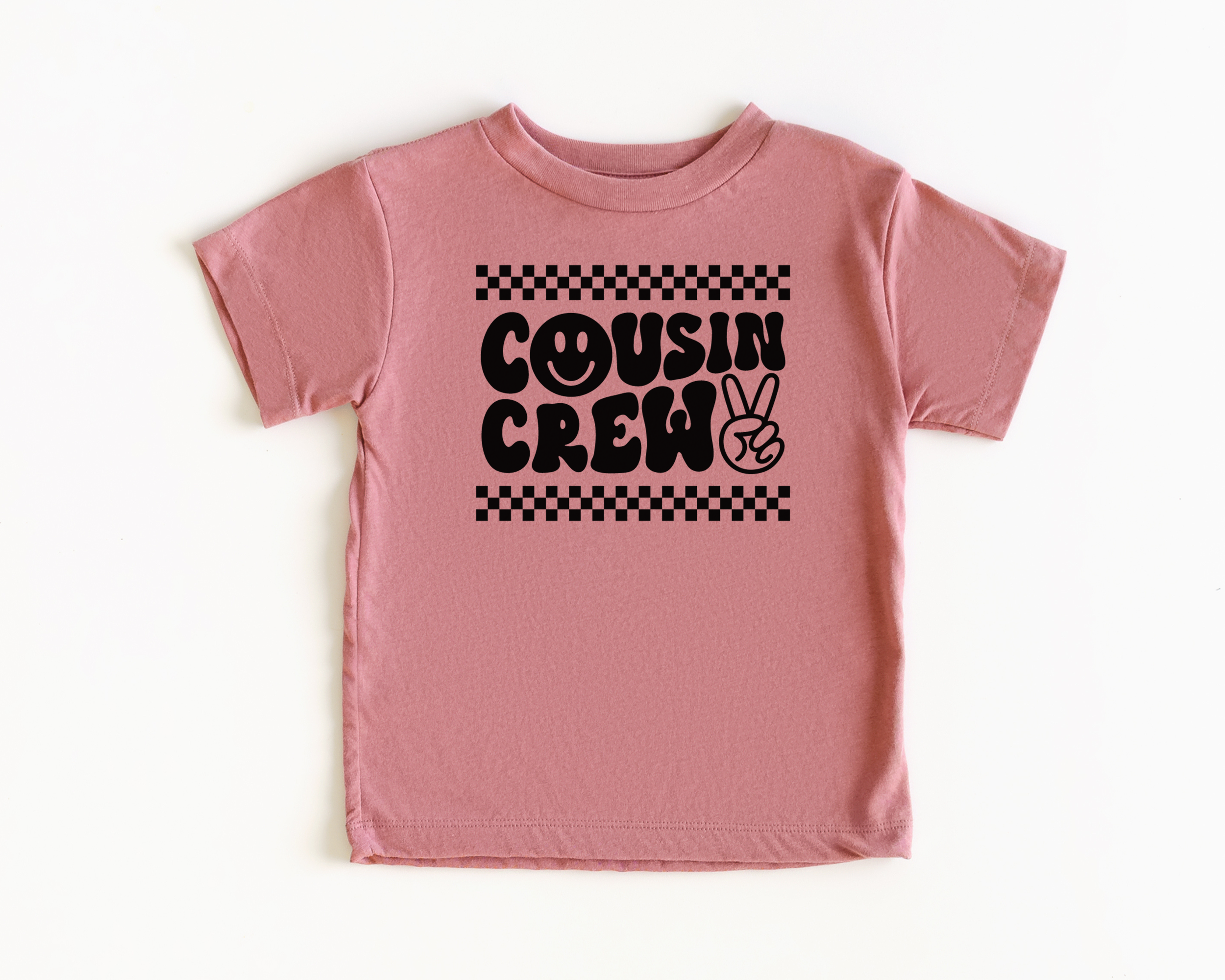 Checkered Cousin Crew T-Shirt